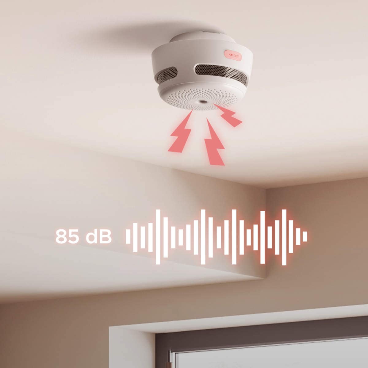 X-SENSE RF-Rauchmelder-Set mit Basisstation, FS61, 6 Stück