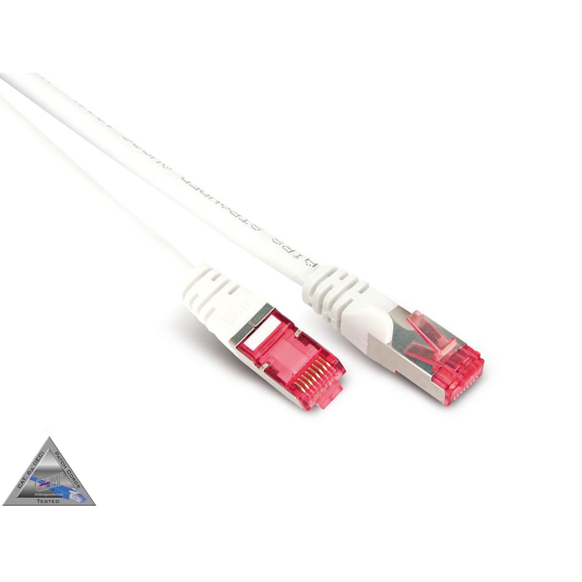 S-IMPULS CAT.6a Patchkabel, halogenfrei, GHMT zertifiziert, 0,25 m, weiß S-IMPULS CAT.6a Patchkabel, halogenfrei, GHMT zertifiziert, 0,25 m, weiß