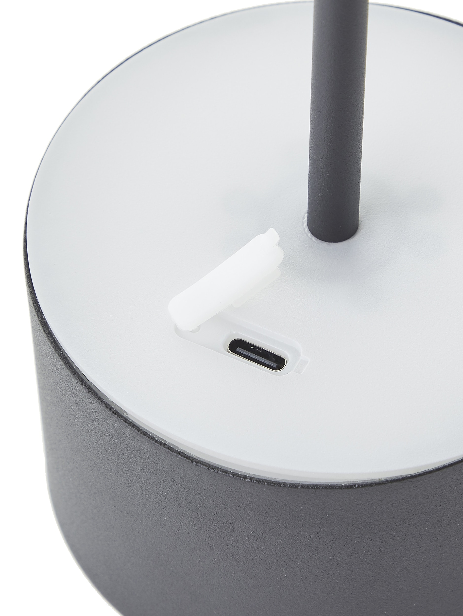 BRILLIANT LED-Akku-Tischleuchte Helio, 2 W, 210 lm, 3000 K, Metall, schwarz