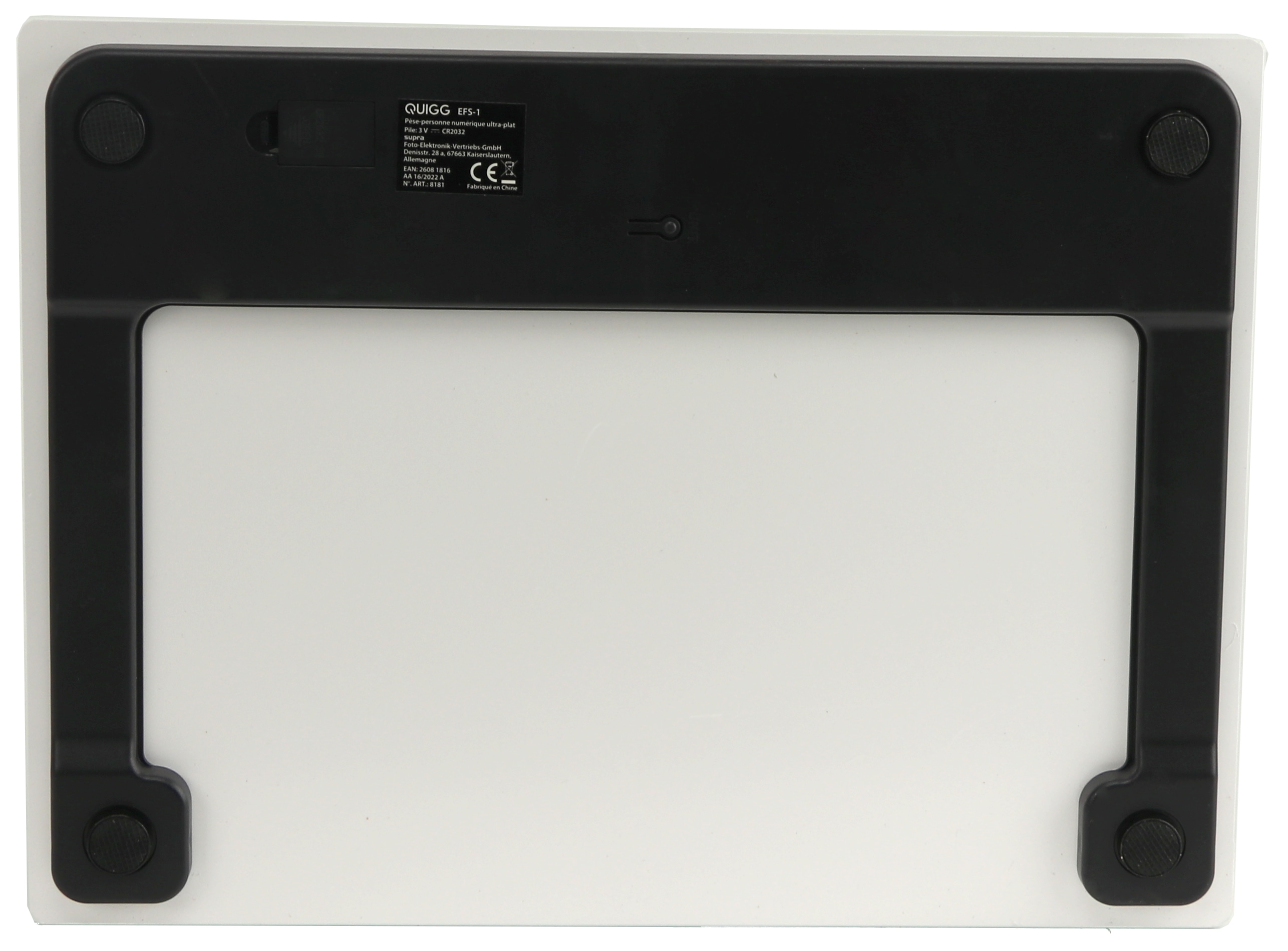 Personenwaage, EFS-1, Glas/Weiß Personenwaage, EFS-1, Glas/Weiß