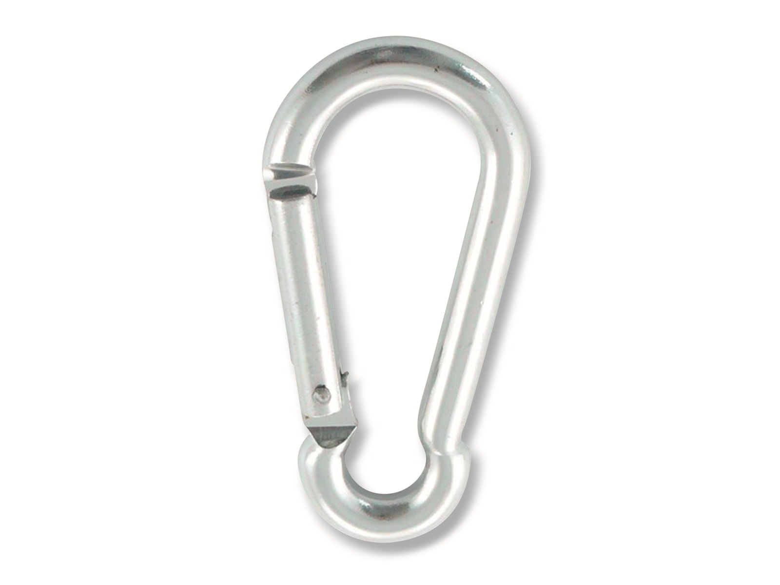 MARINETECH Karabinerhaken Aluminium, silber, 6x60 mm MARINETECH Karabinerhaken Aluminium, silber, 6x60 mm