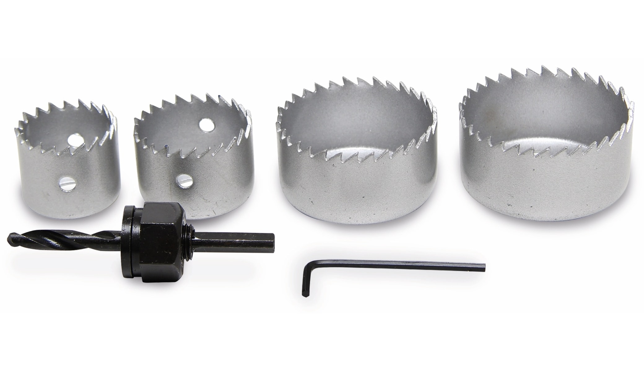 BGS TECHNIC Lochsägen-Satz, 32...54 mm, 6-teilig