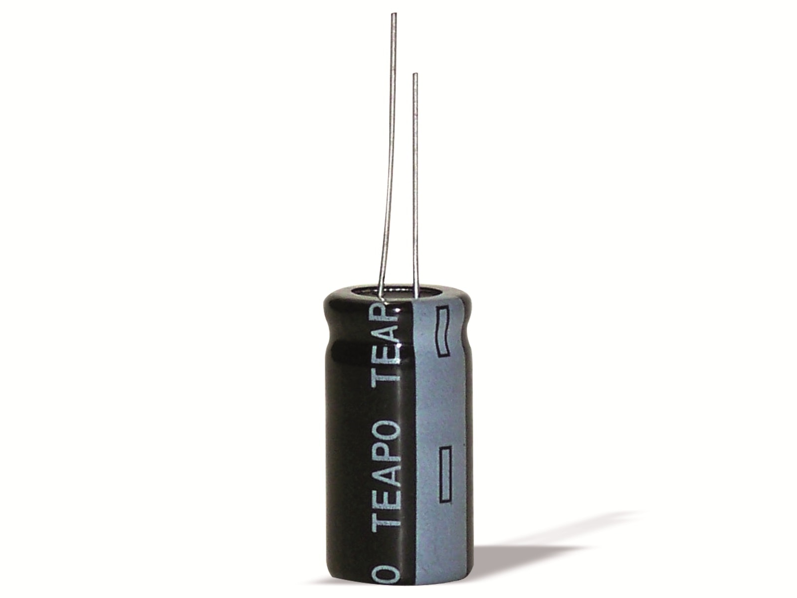 TEAPO Miniatur-Alu-Elko 47µF, 16V, radial, RM 1,5, KSS476M016S1A5C07K TEAPO Miniatur-Alu-Elko, KSS476M016S1A5C07K, 47uF, 16V, RM 1,5, radial, 105°C, 6,3x7mm