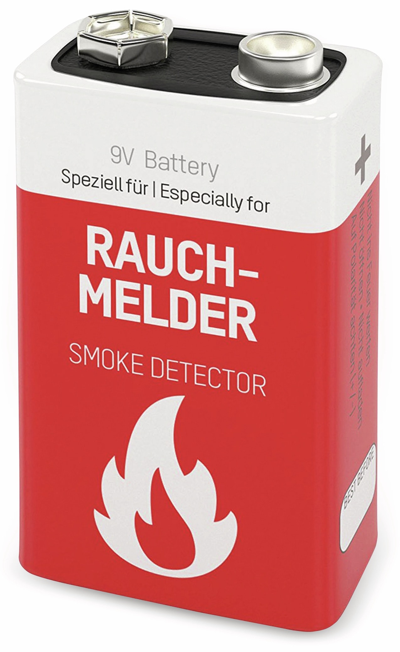 ANSMANN 9V-Blockbatterie, Lithium, 1100mAh, für Rauchmelder ANSMANN 9V-Blockbatterie, Lithium, 1100mAh, für Rauchmelder