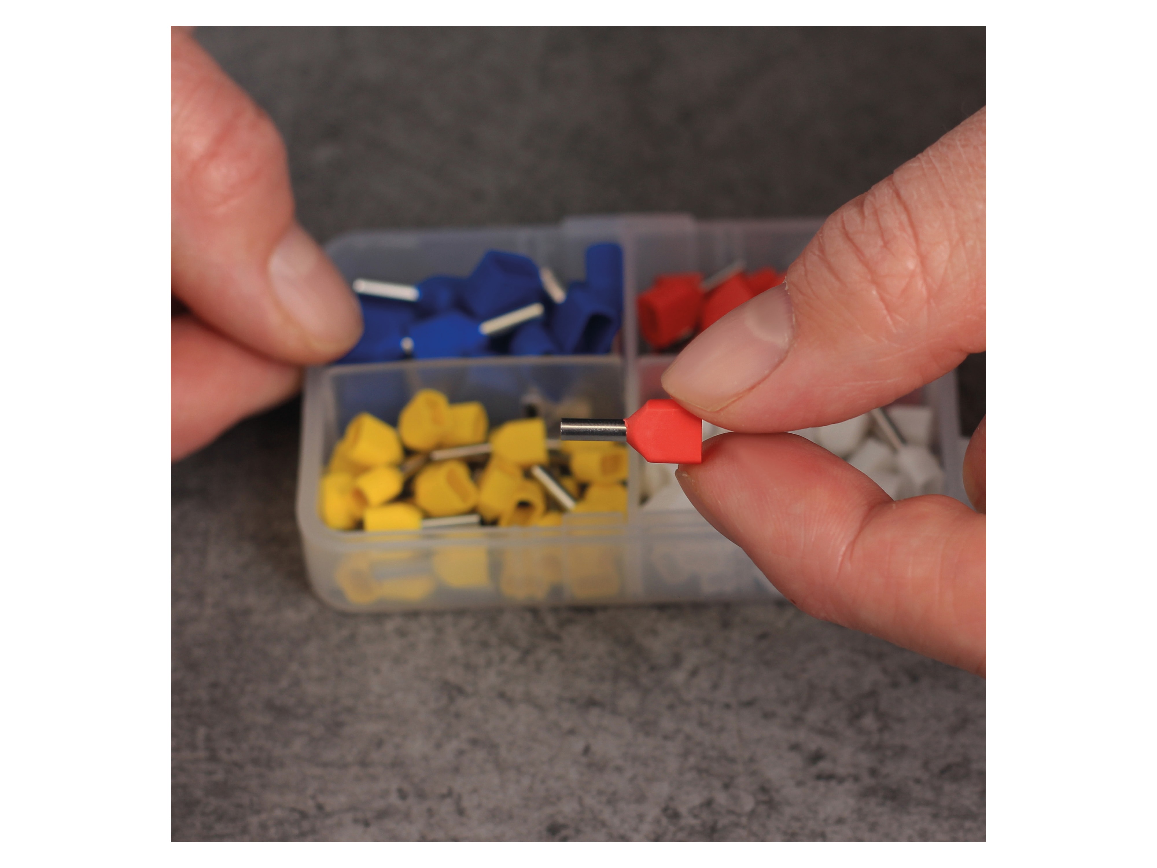 QUADRIOS Duo-Aderendhülsen-Set, 2010C390, 0,75-2,5 mm², Teilisoliert, 90 St.