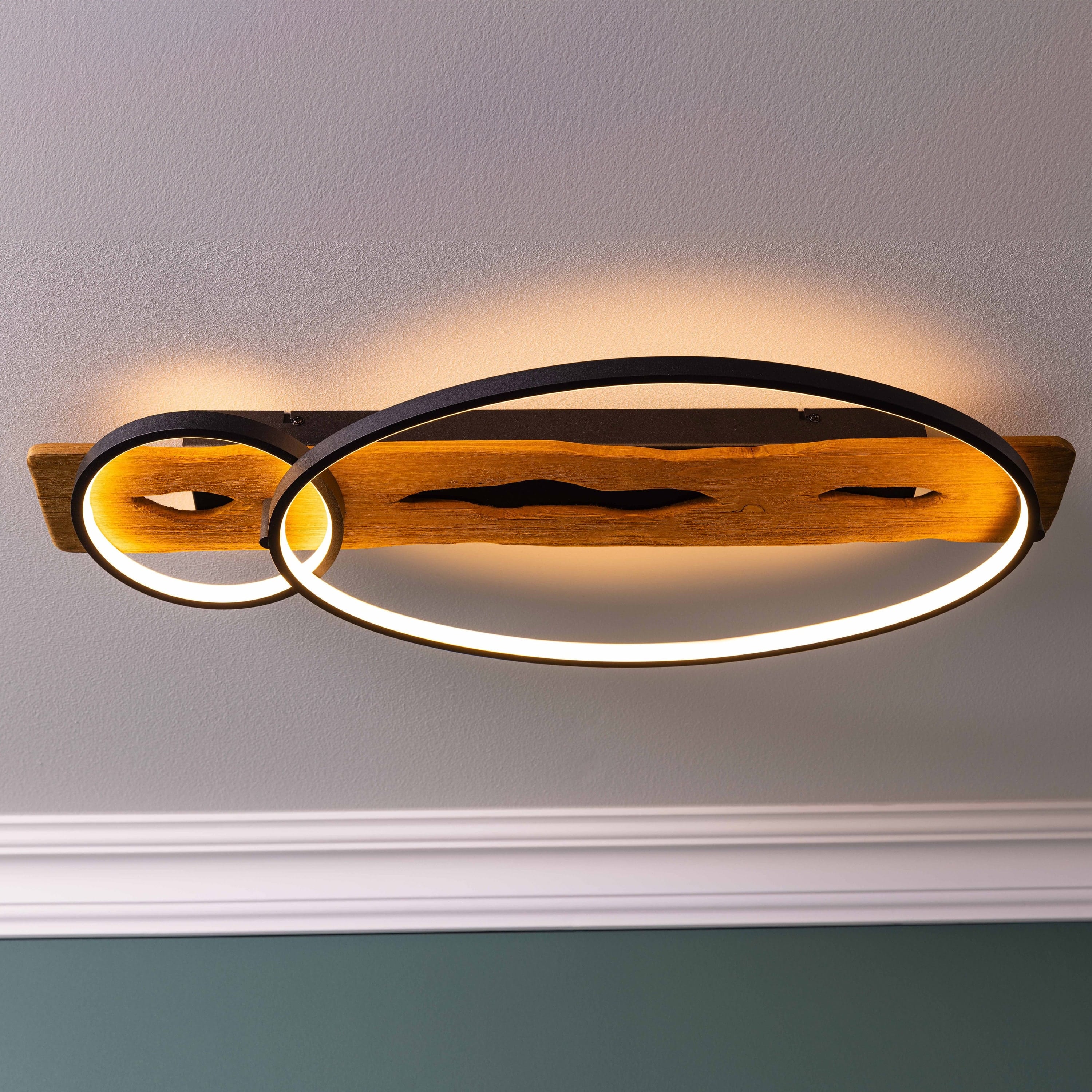 BRILLIANT LED-Deckenleuchte Pirus, 30 W, 3300 lm, 3000 K, dimmbar