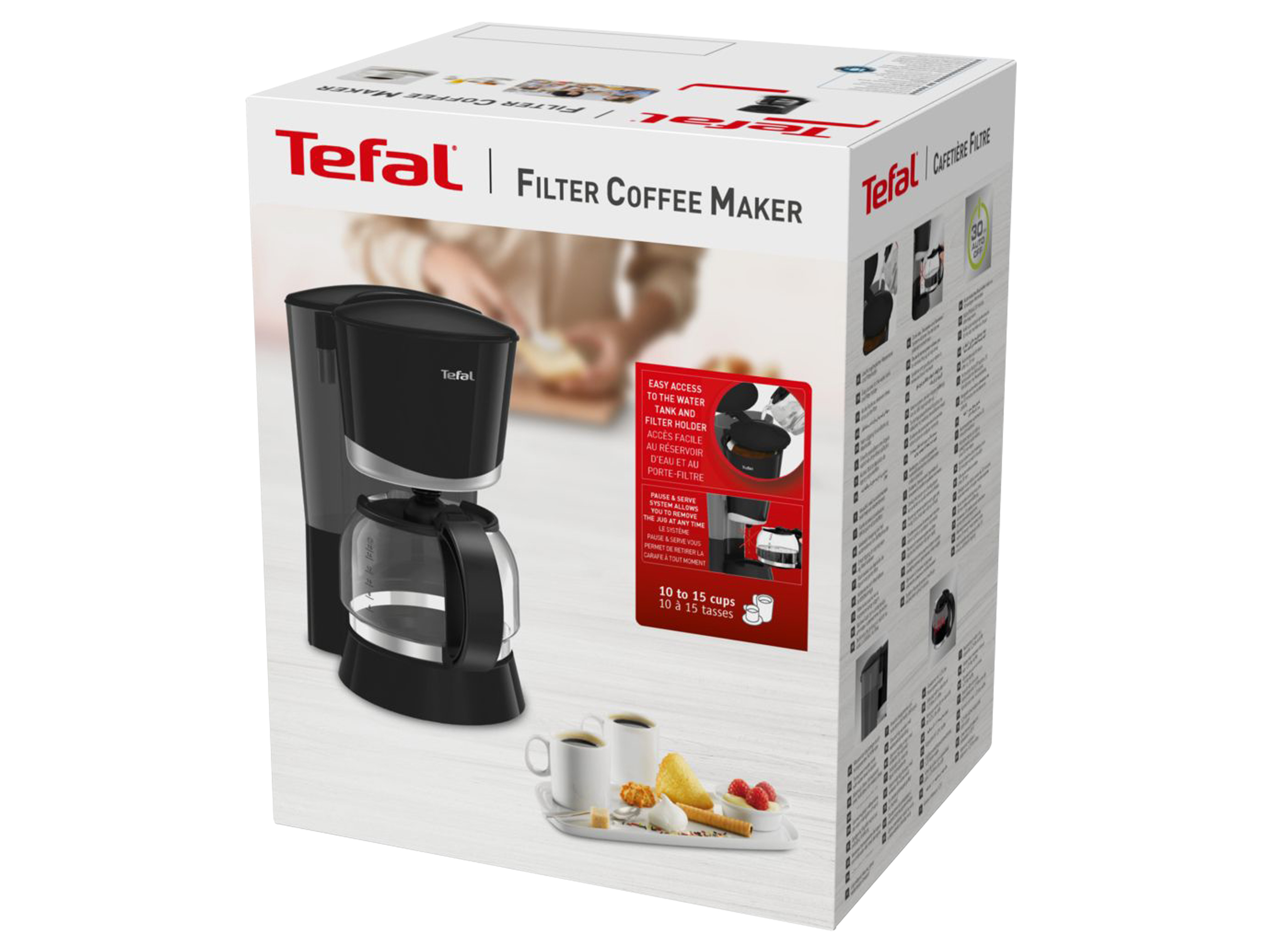 TEFAL Kaffeemaschine CM171, schwarz