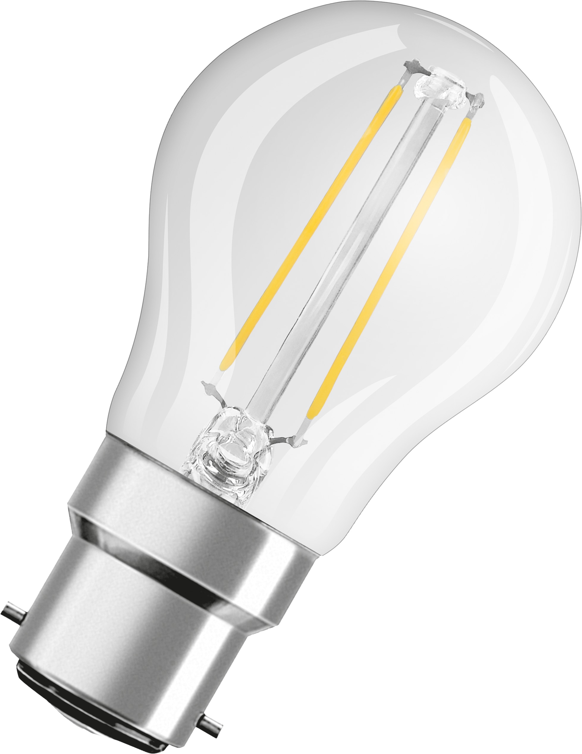 Osram Led-Lampe, B22d, 2,5W, 2700K, EEK: F, 250lm, Warmweiß