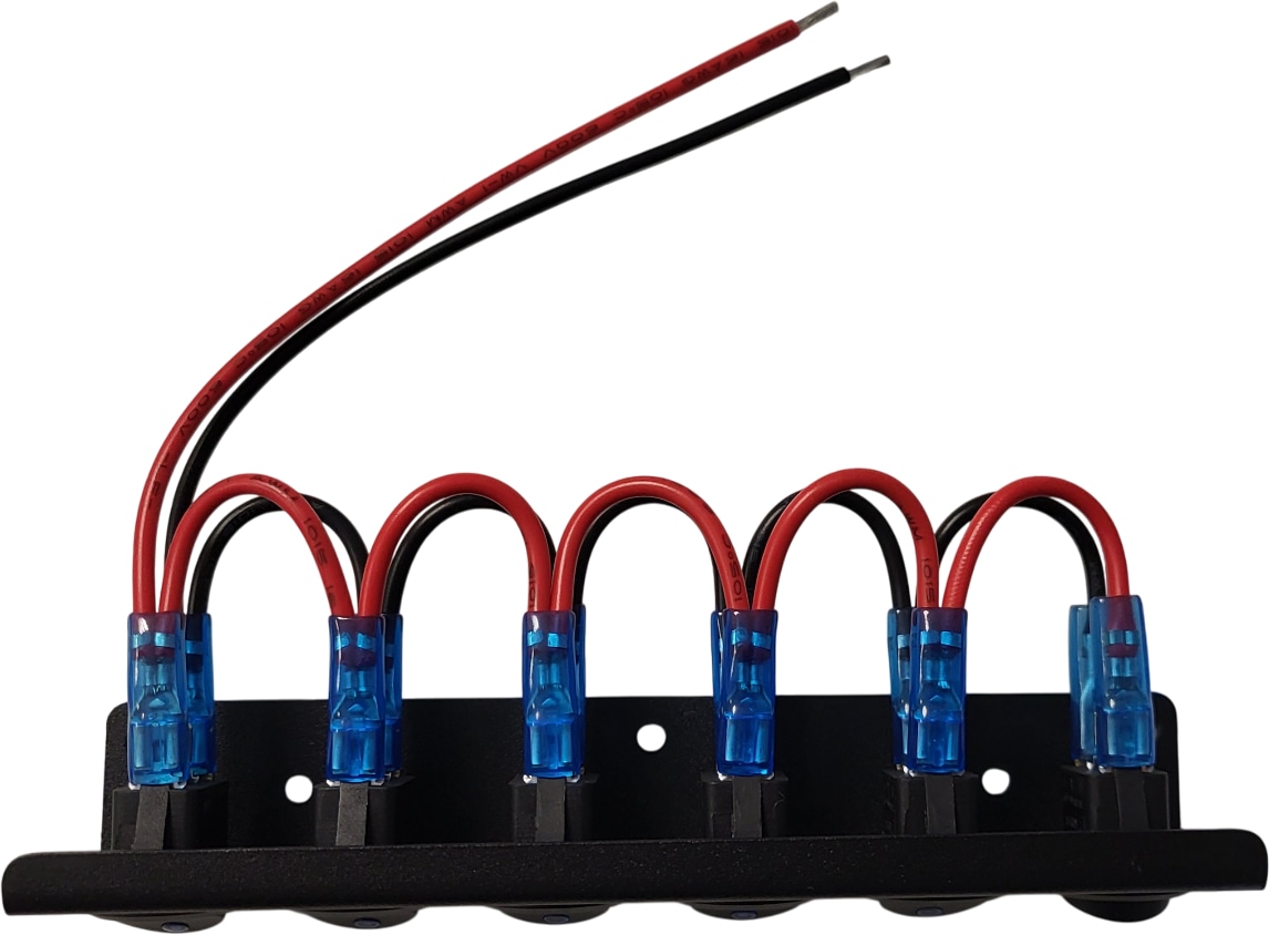CENTRALSYSTEMS Schalterleiste E3712, 6 Schalter, 12 V CENTRALSYSTEMS Schalterleiste E3712, 6 Schalter, 12 V
