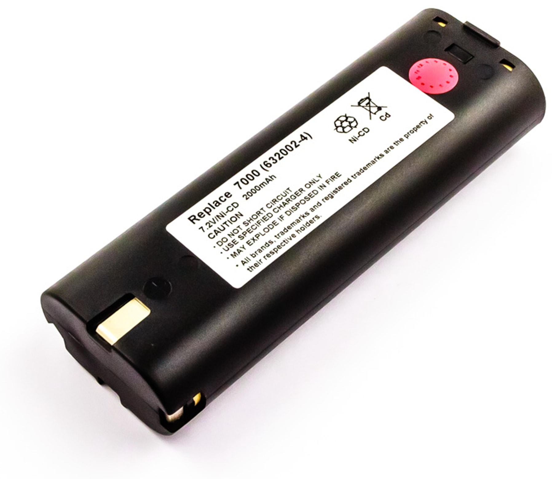 Ersatz-Werkzeugakku für MAKITA NiMh 7,2V-/2AH, 7000...7002,7033 Ersatz-Werkzeugakku für MAKITA NiMh 7,2V-/2AH, 7000...7002,7033