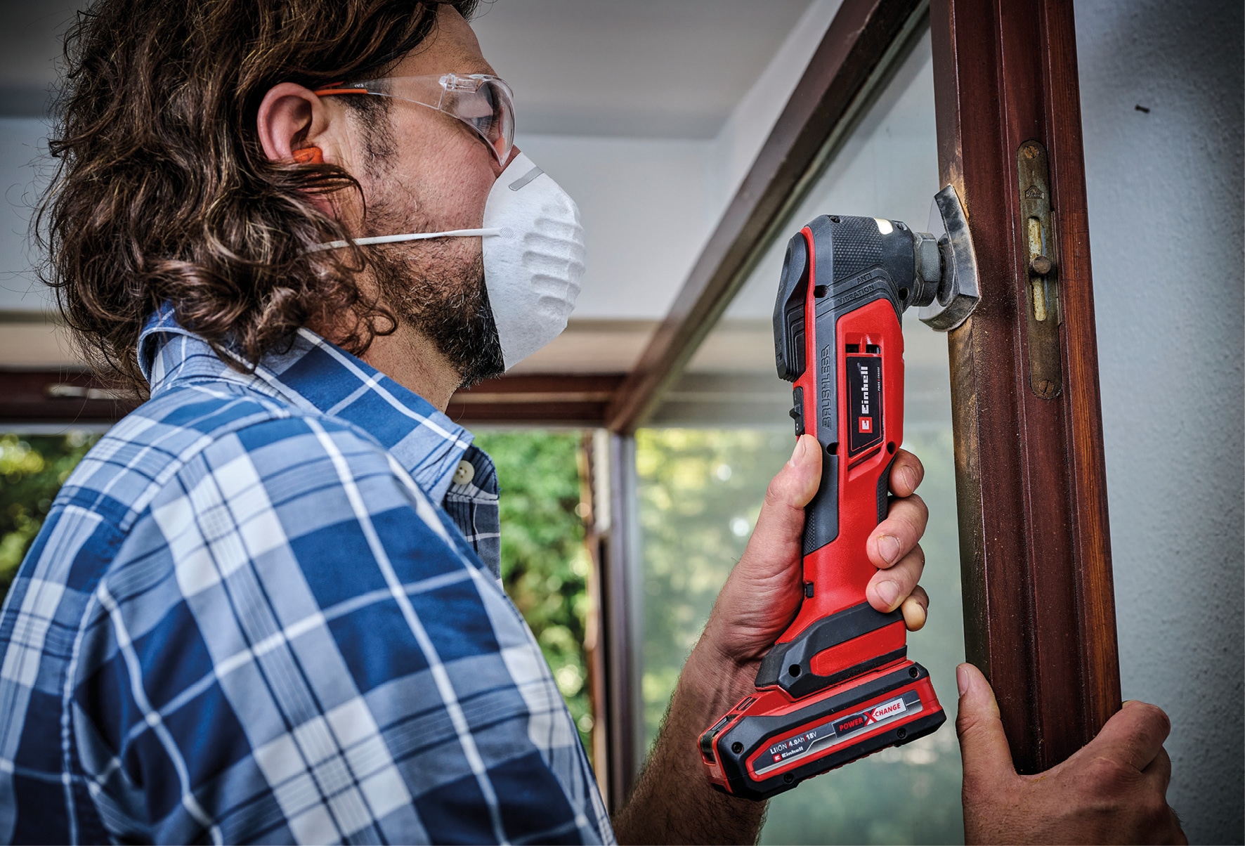 EINHELL Akku-Multifunktionswerkzeug TP-MG 18 Li BL Kit (1x 4,0 Ah)