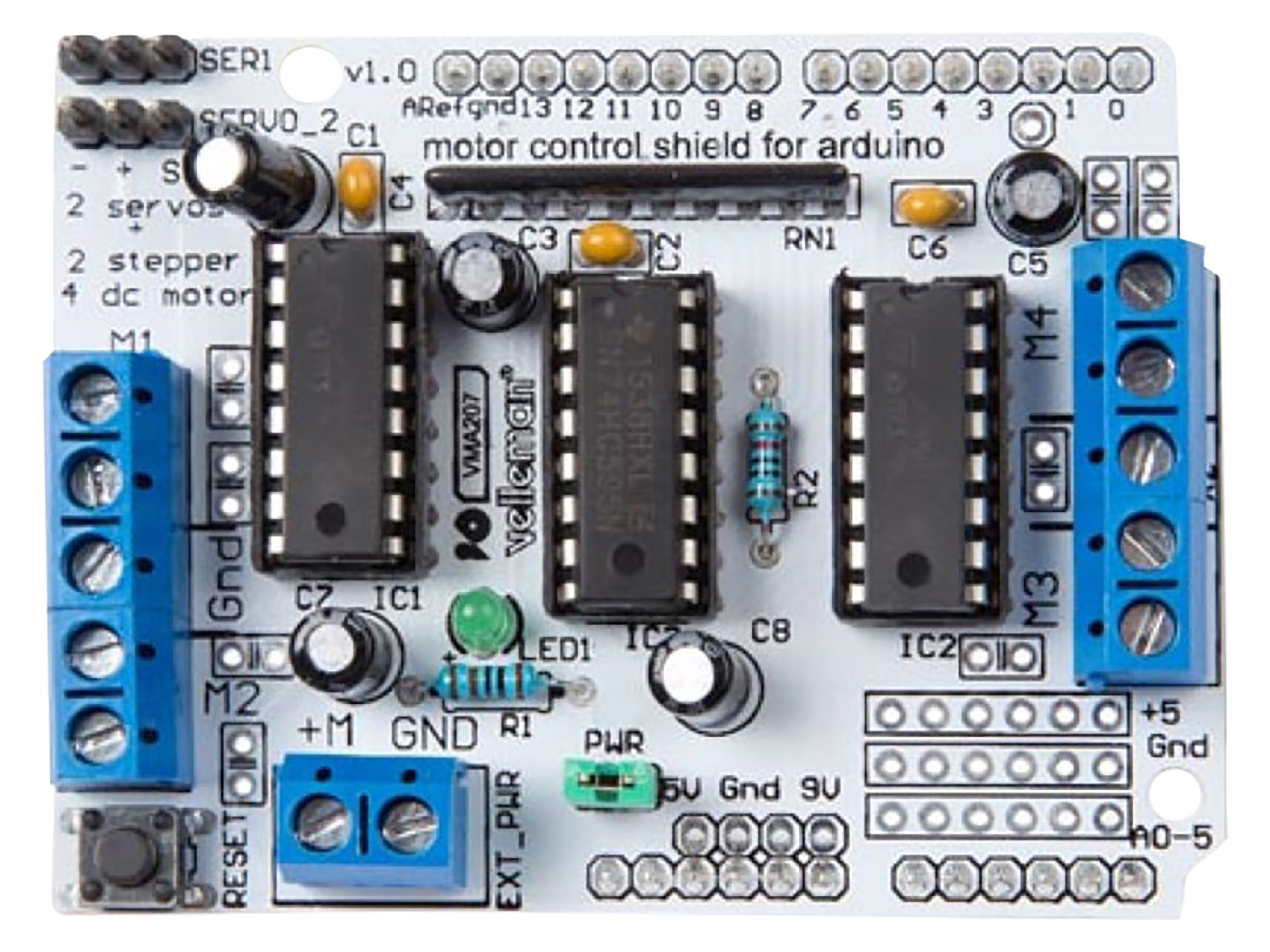 WHADDA Motor-Treiber-Shield L293D