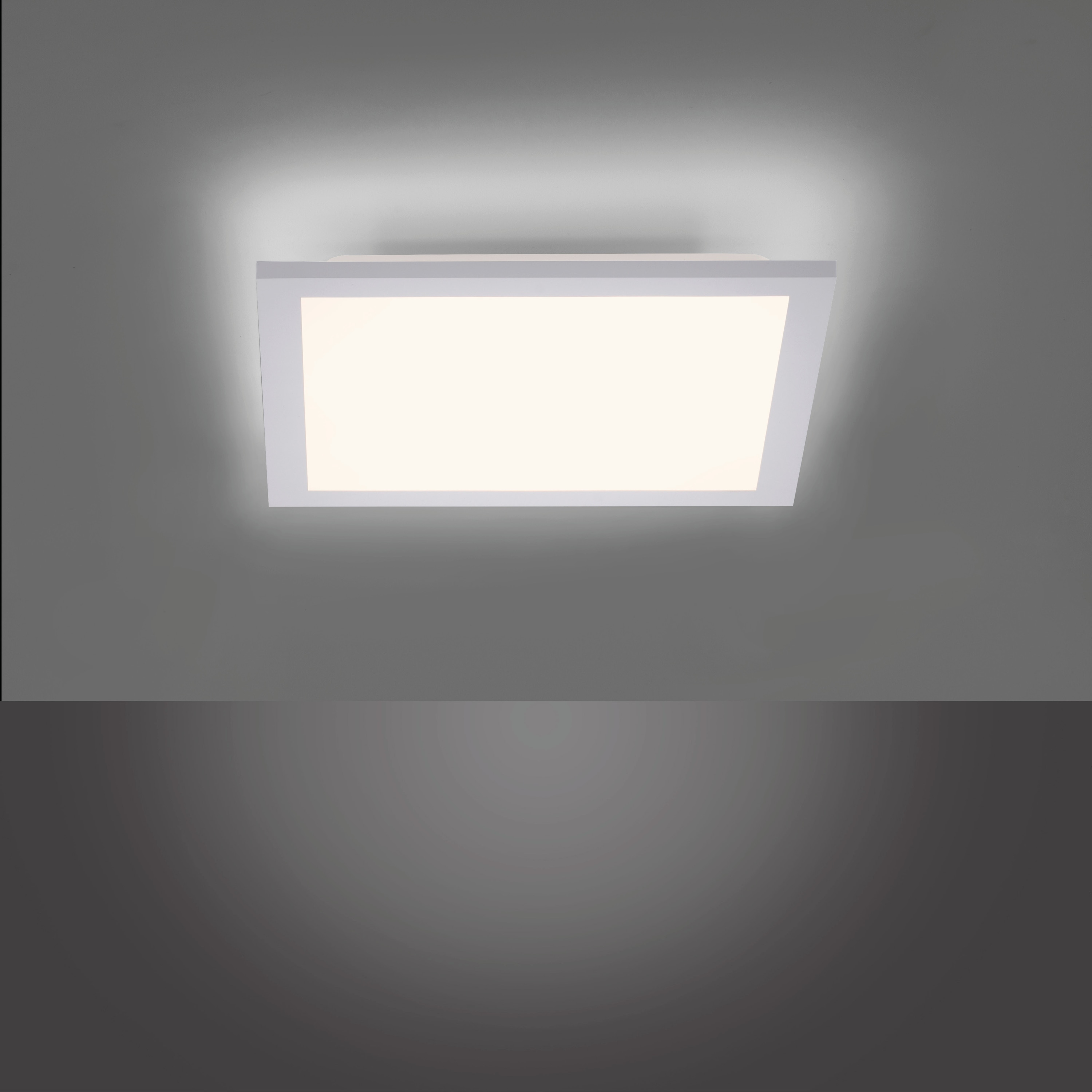 JUST LIGHT LED-Deckenleuchte 12200-16 weiss, 17 W, 1760 lm, 3000 K, einzeln schaltbar