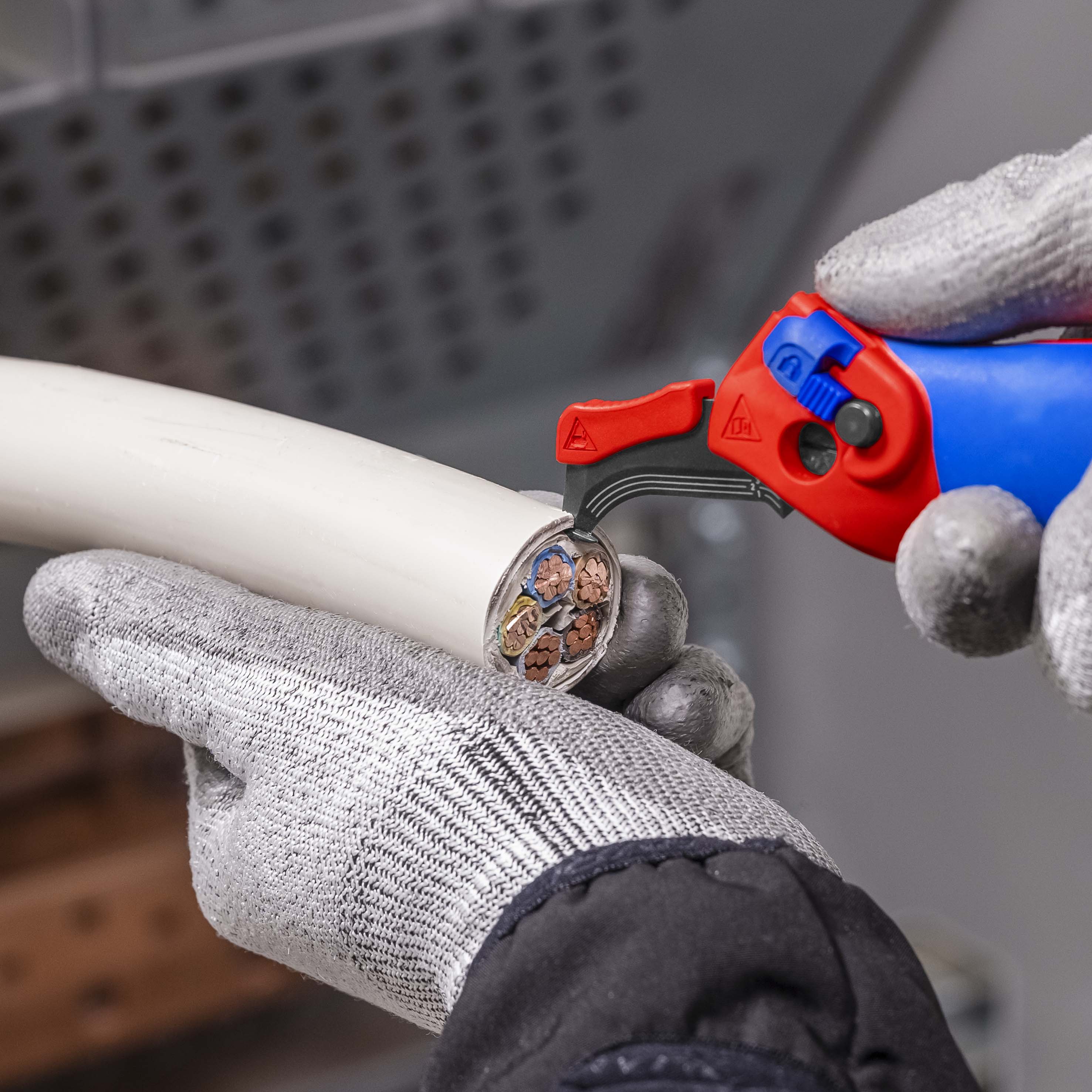 KNIPEX Abmantelungsmesser, 16 50 145 SB