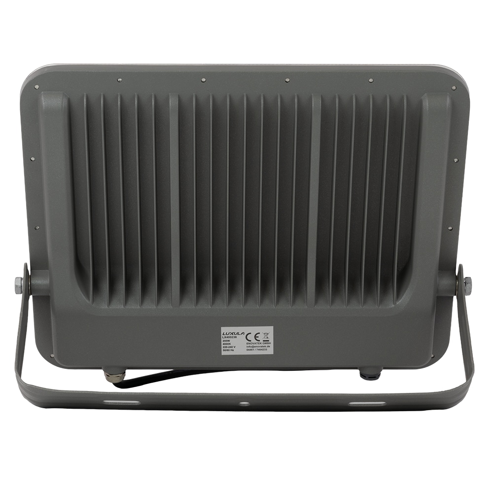 LUXULA LED-Fluter, EEK: E, 200W, 26000lm, 4000K, IP65, grau LUXULA LED-Fluter, EEK: E, 200W, 26000lm, 4000K, IP65, grau