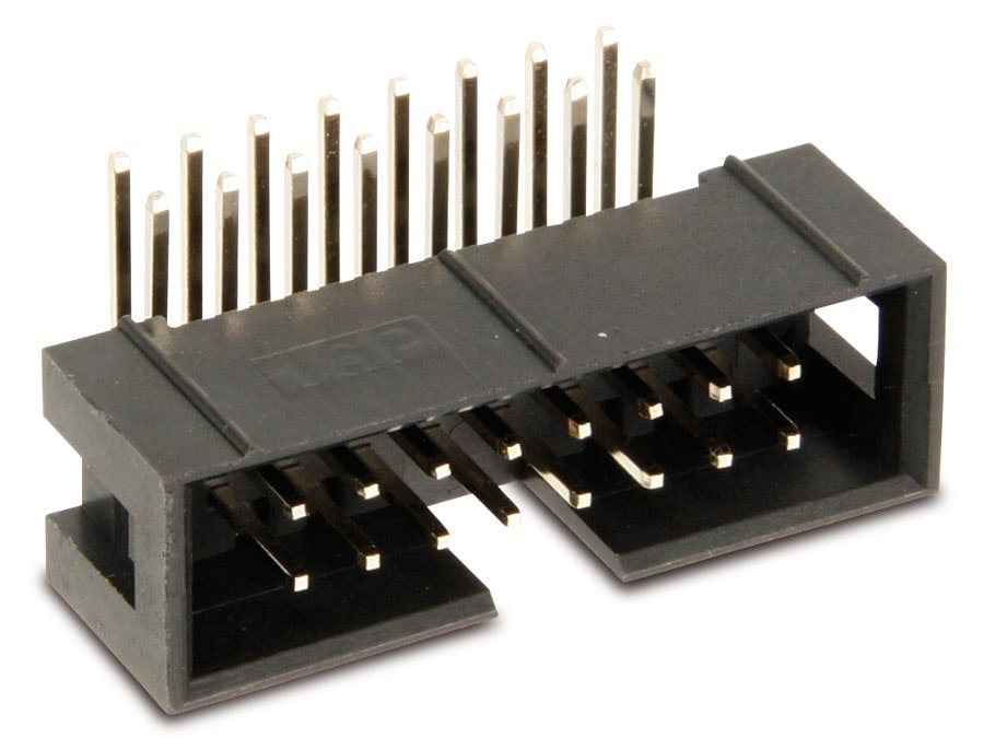 CONNFLY ELECTRONIC Wannenstecker, abgewinkelt, 16-polig CONNFLY ELECTRONIC Wannenstecker, abgewinkelt, 16-polig