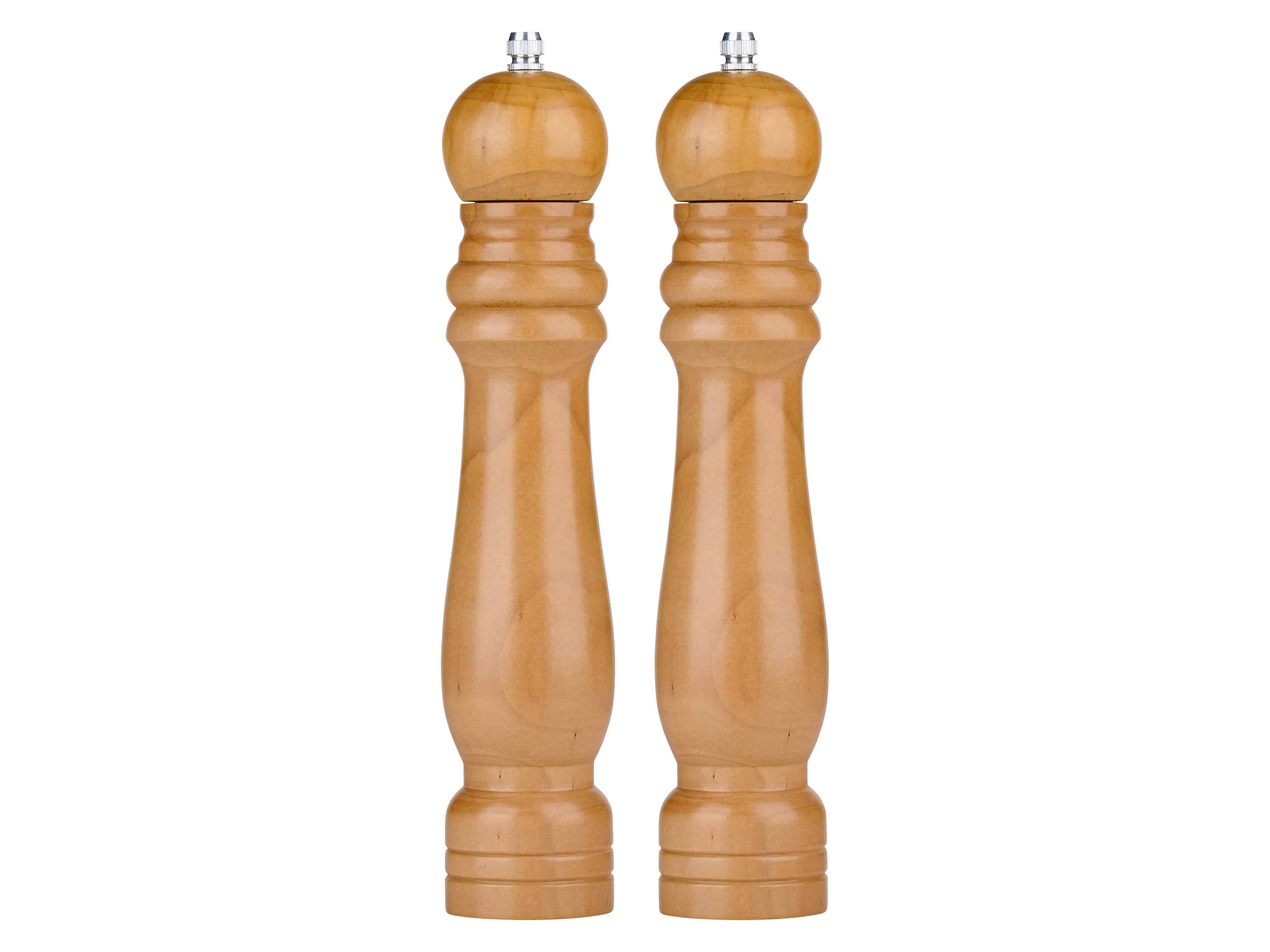ALPINA Pfeffer- und Salzmühle Wood, verstellbares Mahlwerk, 25 cm hoch