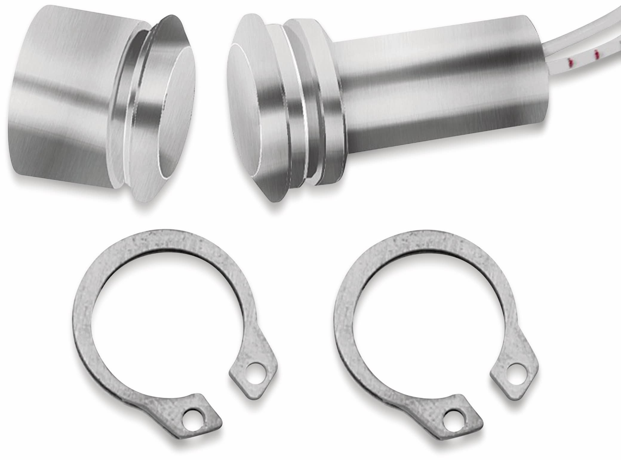 Tür-Fenster- Einlaßkontakt, 36 V/0,5 A, Ø12x25mm, Aluminium