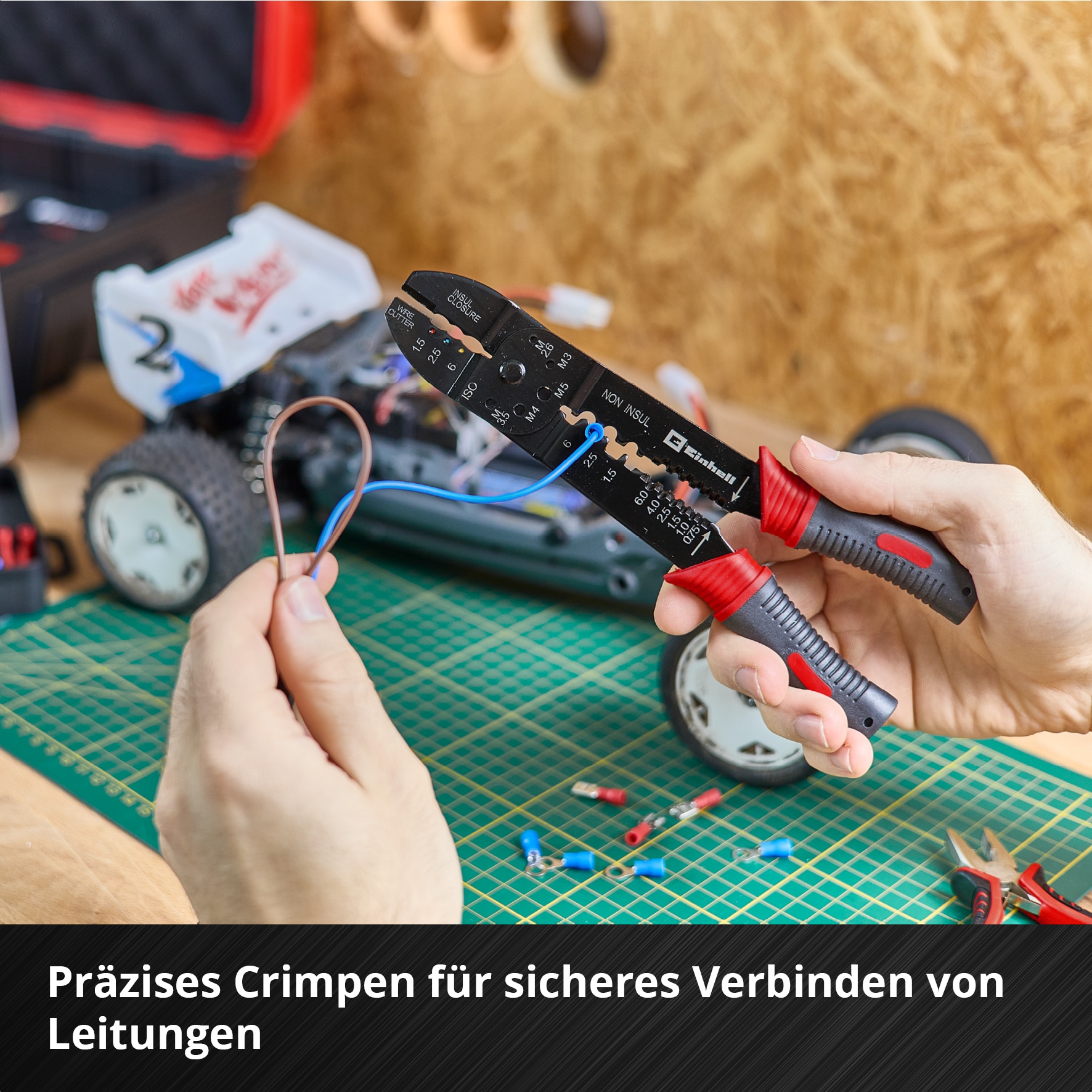 EINHELL Werkzeugkoffer Hobby, 370512, E-Case, 153-teilig