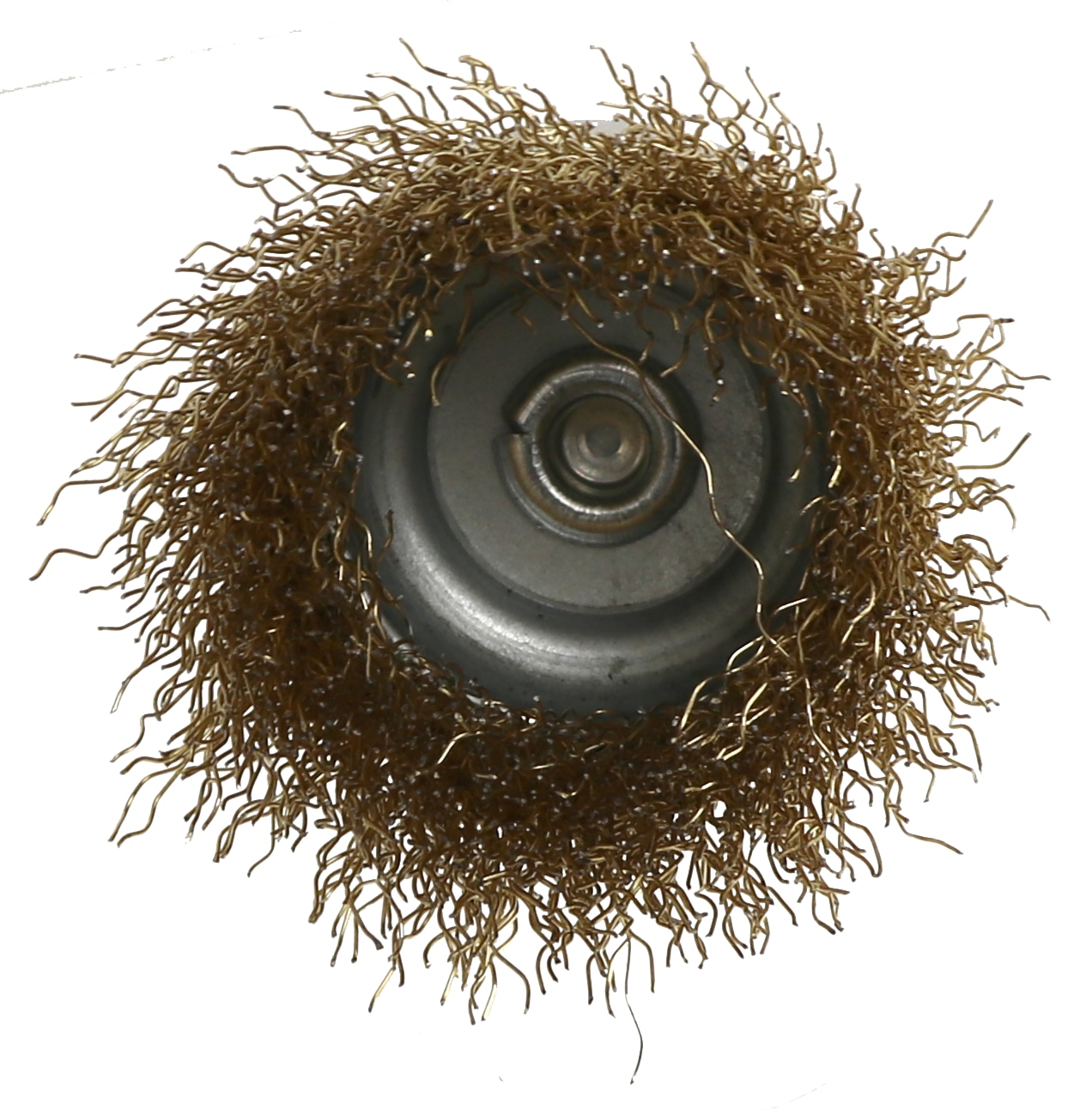 EUROTOOLS Topfbürsten Set, für Bohrmaschine und Akkuschrauber, Vermessingt