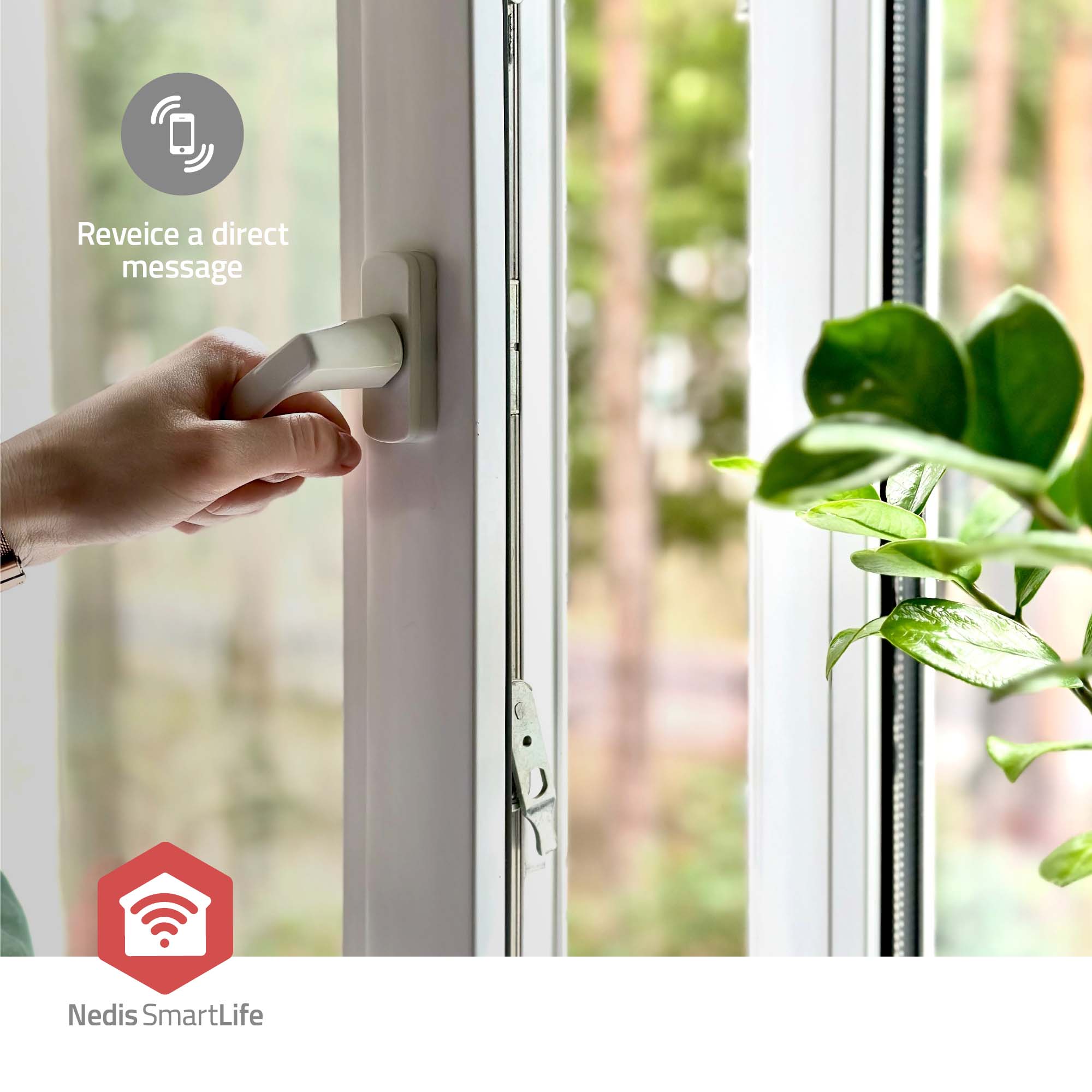 NEDIS Tür-Fenster-Sensor SmartLife, weiß