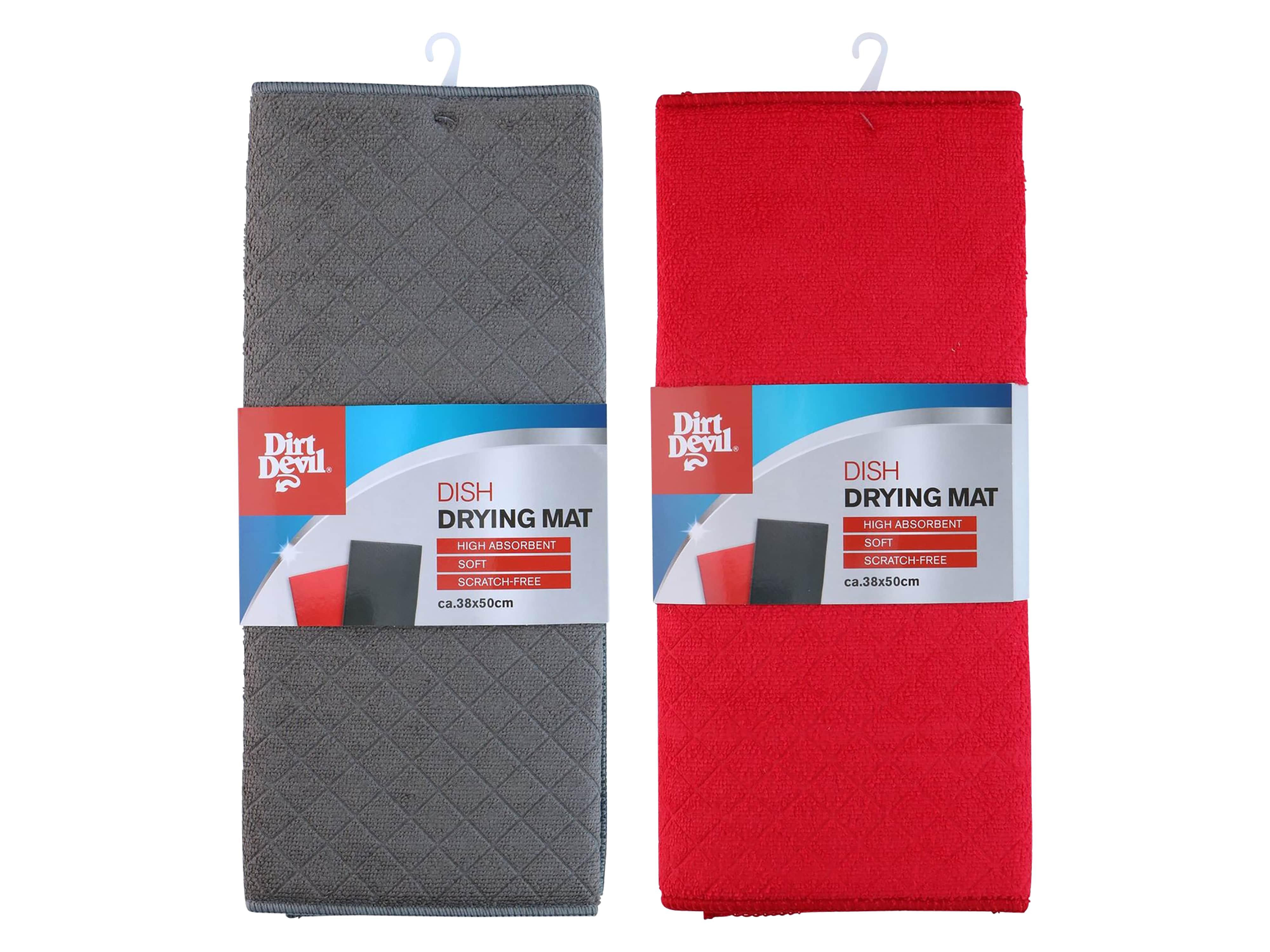 DIRT DEVIL Geschirrtuch, rot, schwarz, 2 Stück DIRT DEVIL Geschirrtuch, rot, schwarz, 2 Stück