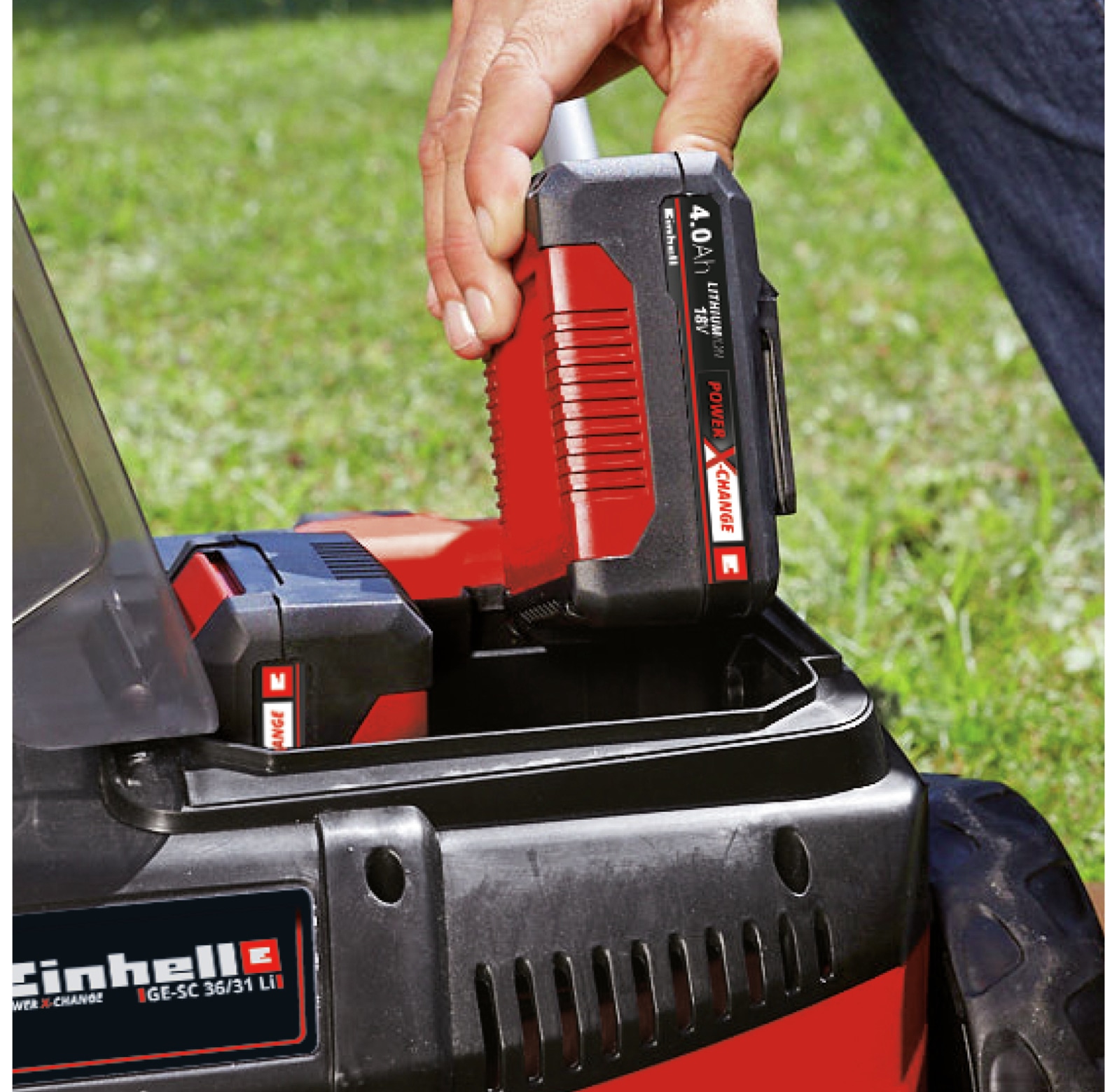 EINHELL Akku-Vertikutierer GC-SC 36/31 LI + 2x Starterset EINHELL Akku-Vertikutierer GC-SC 36/31 LI + 2x Starterset