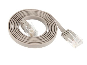 S-IMPULS CAT.6 Patchkabel, slim, 1 m, grau