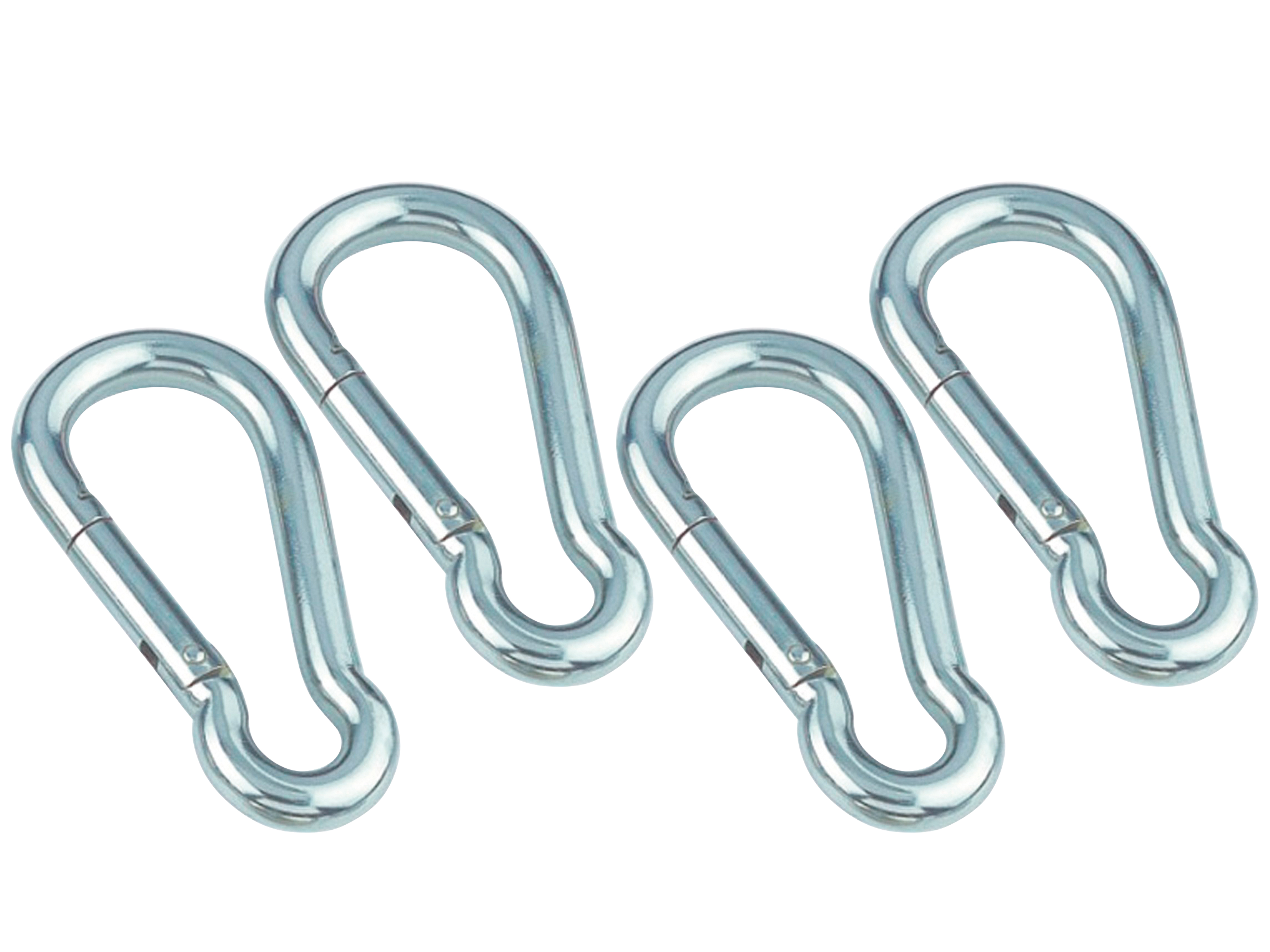 MARINETECH Karabinerhaken, Edelstahl A4, 4x40 mm, 4 Stück MARINETECH Karabinerhaken, Edelstahl A4, 4x40 mm, 4 Stück