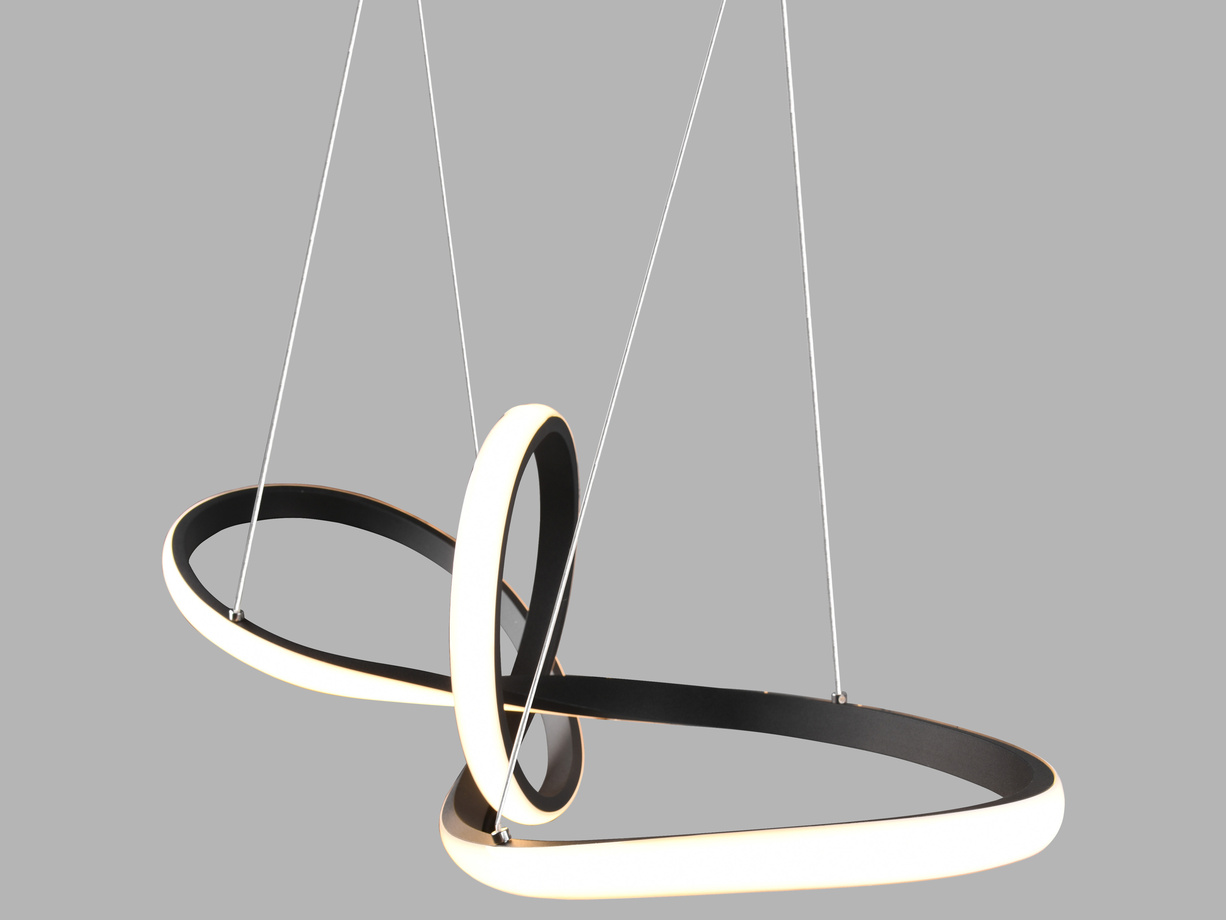 REALITY LED-Pendelleuchte, 28W, 3000K, 3200lm, warmweiß, IP20, schwarz