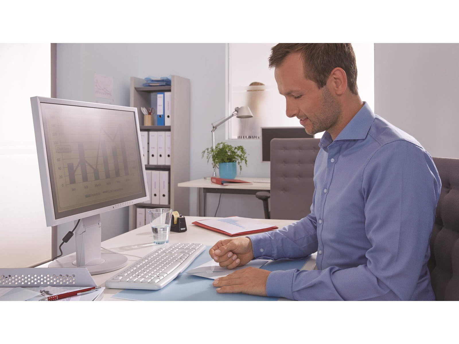 TESA film® transparent, 10 Rollen, Office Box, 10m:15mm, 57370-00002-11