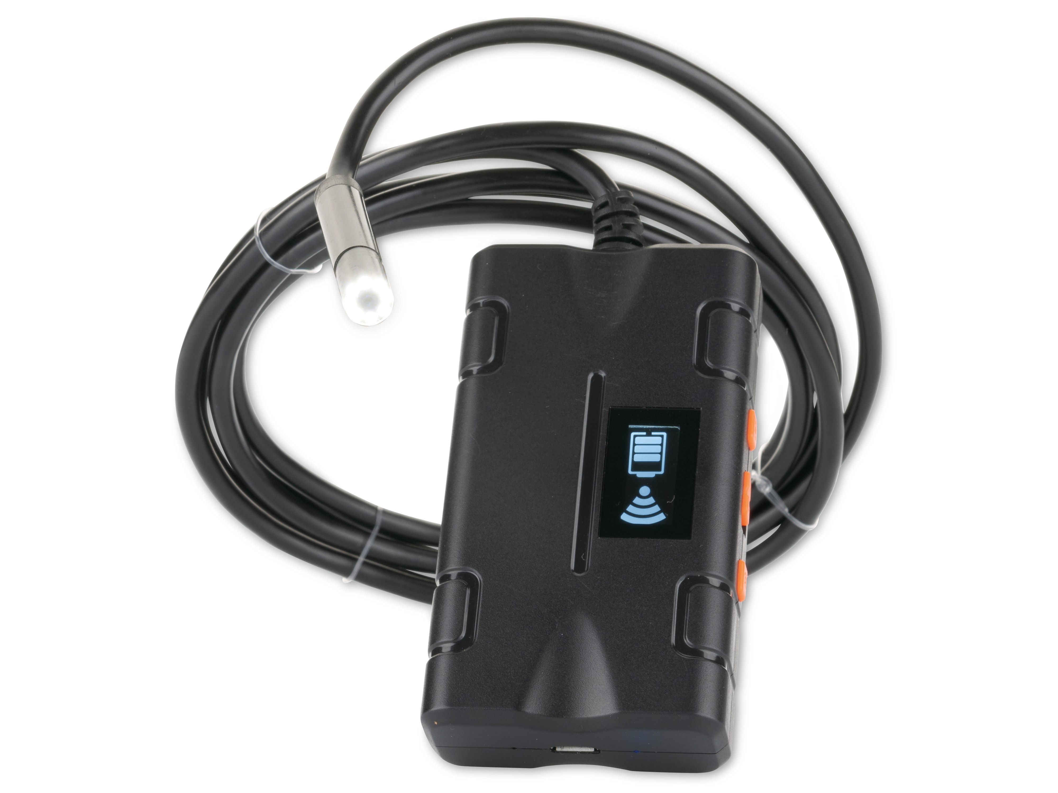PREMIUMBLUE Wifi USB Endoskop-Kamera EC02 mit Akku, 2560x1920, 2 m