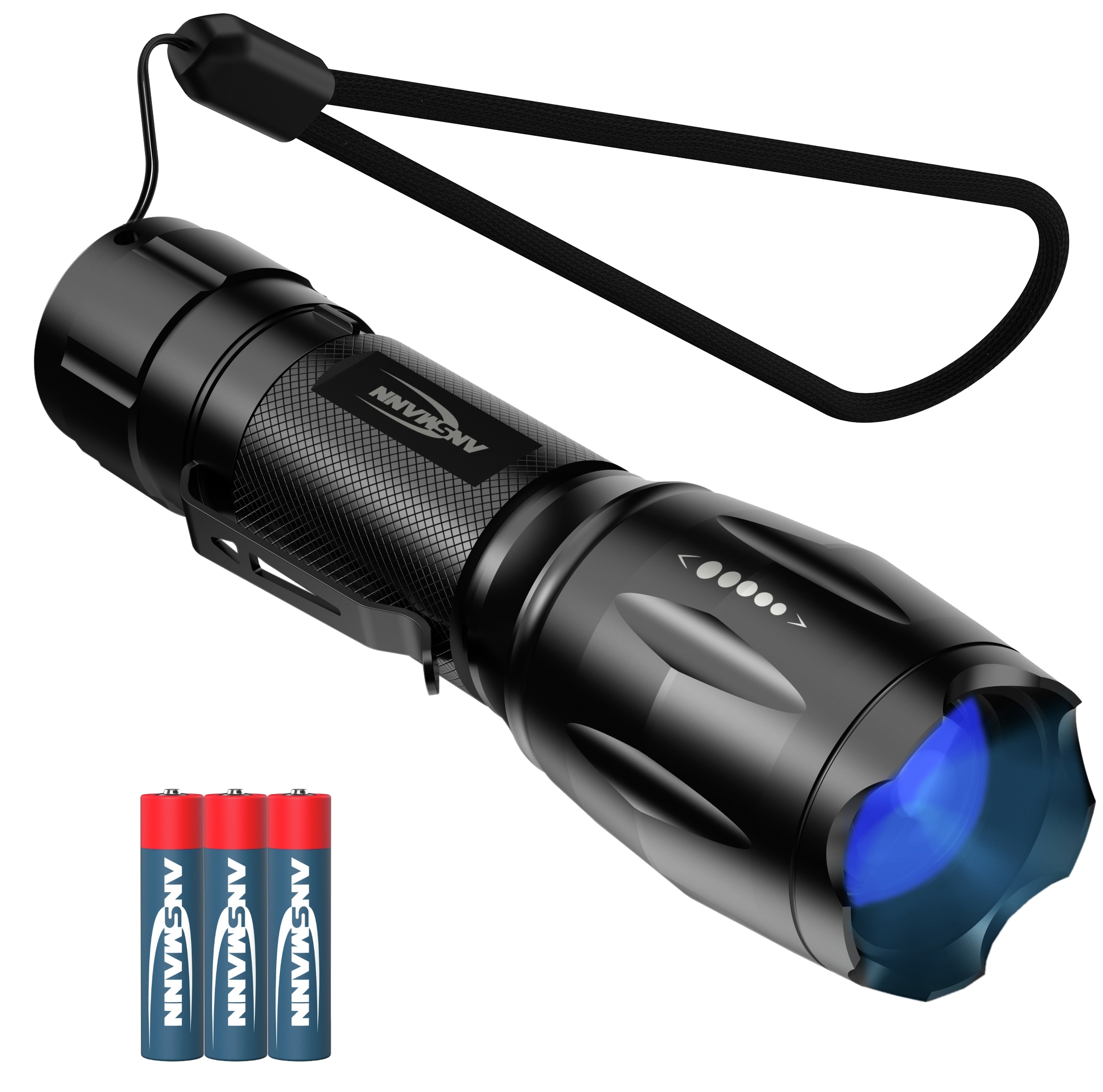 ANSMANN LED-Taschenlampe Action 400 UV, batteriebetrieben, schwarz ANSMANN LED-Taschenlampe Action 400 UV, batteriebetrieben, schwarz