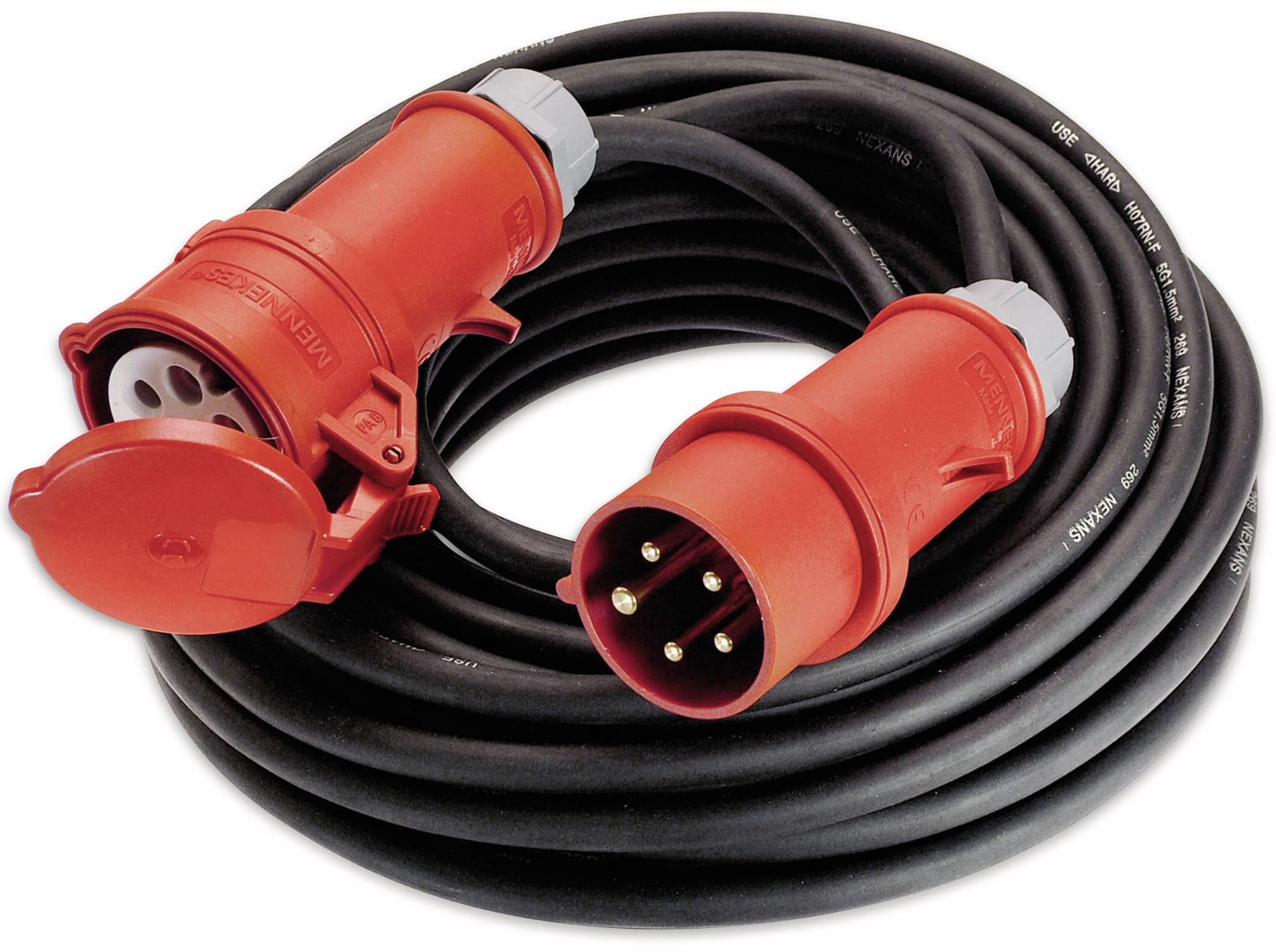 REV CEE-Verlängerung, 16 A, 5x1,5 mm², 25 m REV CEE-Verlängerung, 16 A, 5x1,5 mm², 25 m