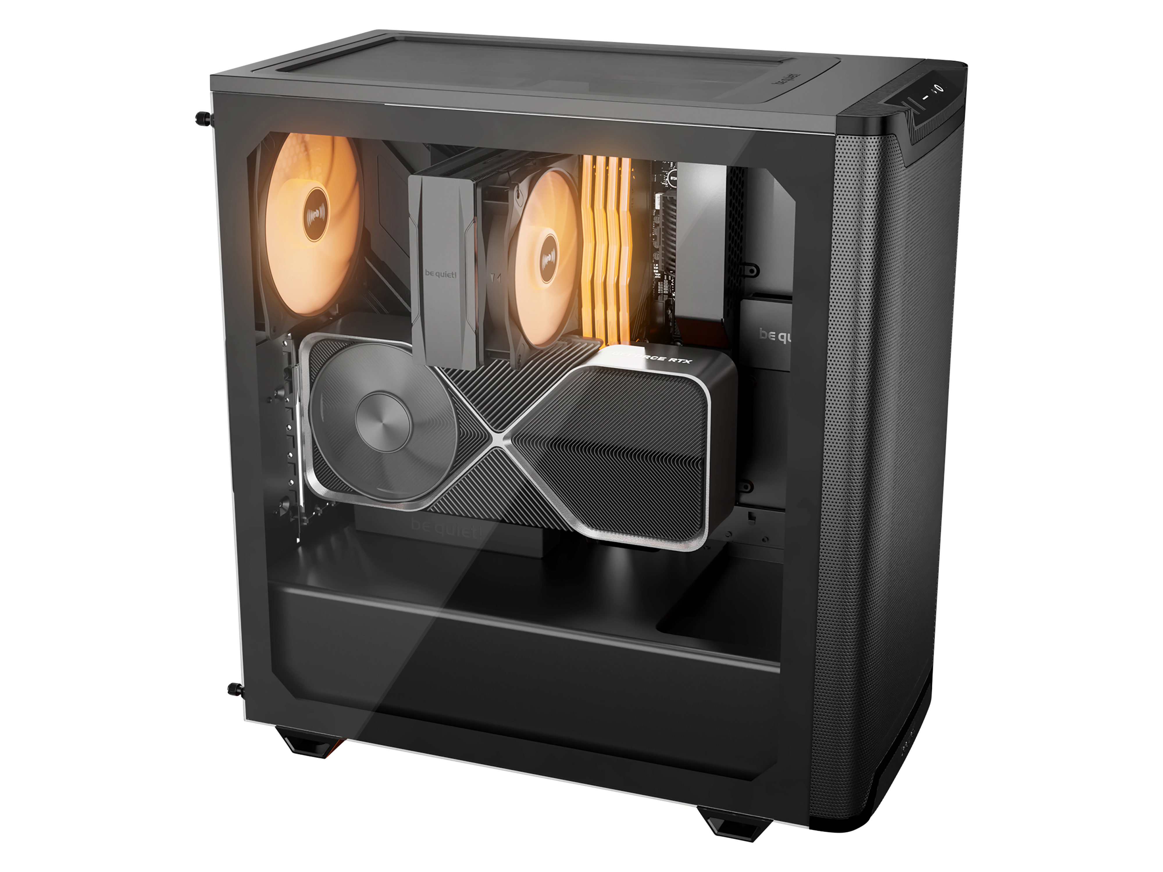 BE QUIET! Midi Tower Pure Base 501LX schwarz