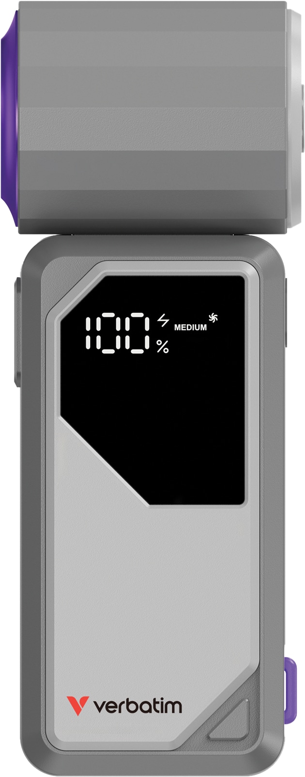 VERBATIM USB-Handventilator Cool'n'Go AirJet grau/lila