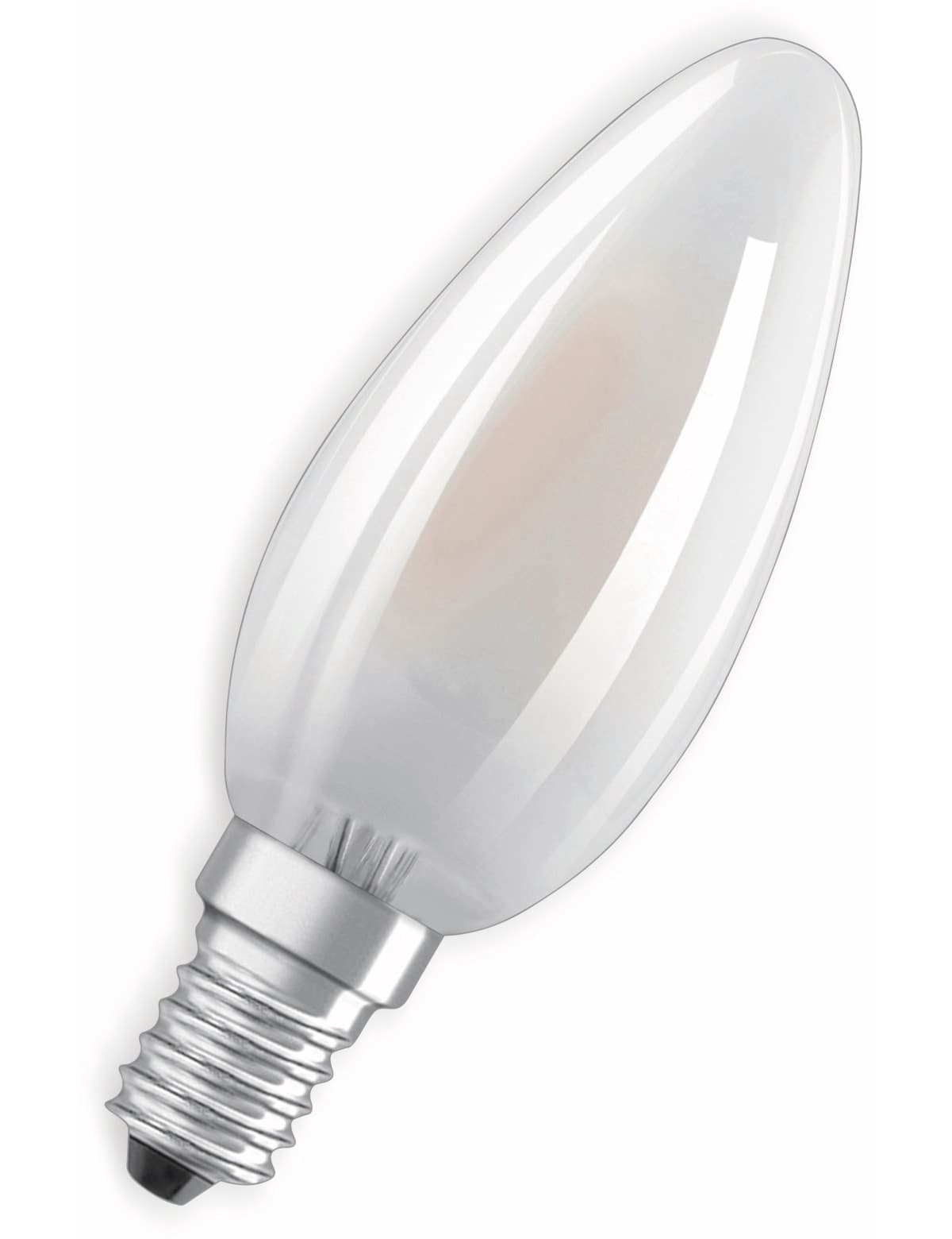 OSRAM LED-Lampe, E14, 5 W, 470 lm, 2700 K, B35 Matt