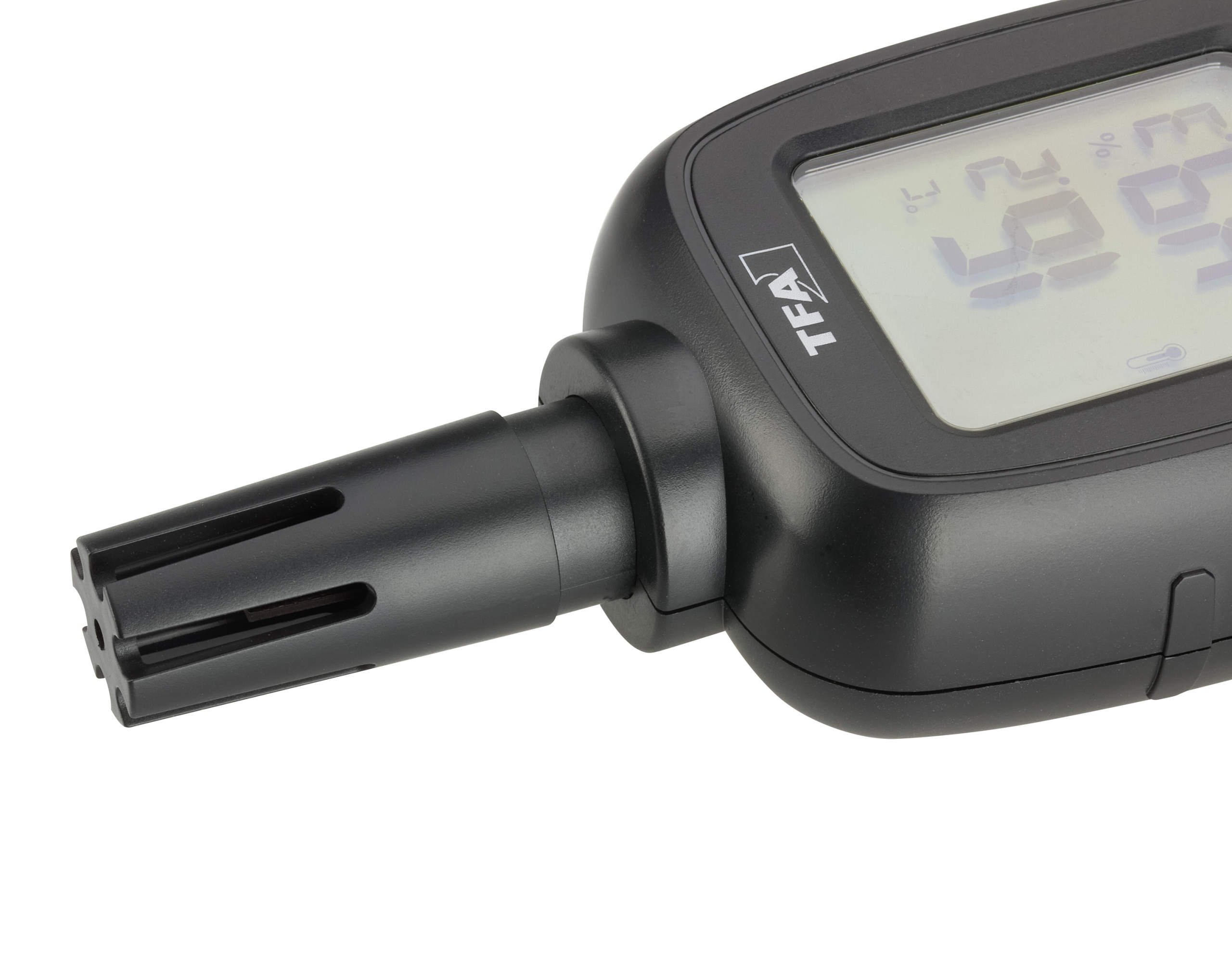 TFA Digitales Profi-Thermo-Hygrometer, schwarz