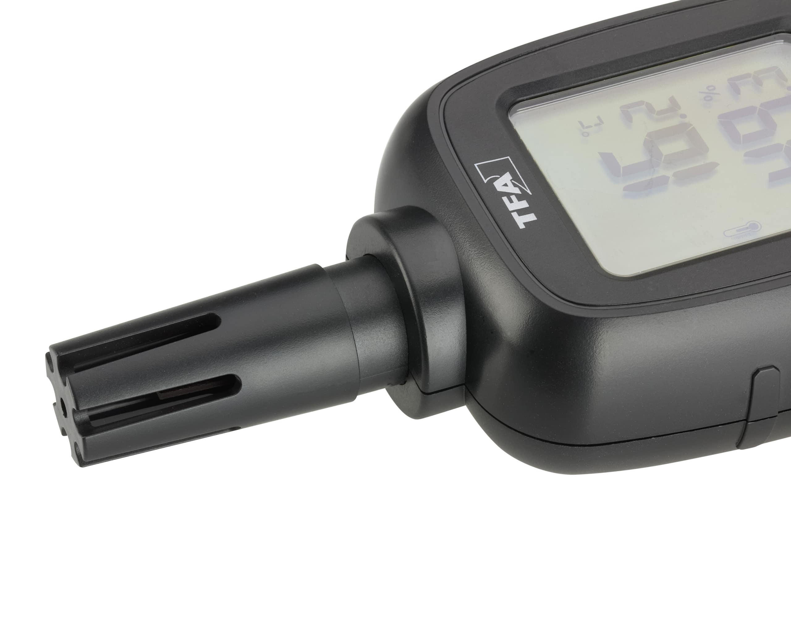 TFA Digitales Profi-Thermo-Hygrometer, schwarz