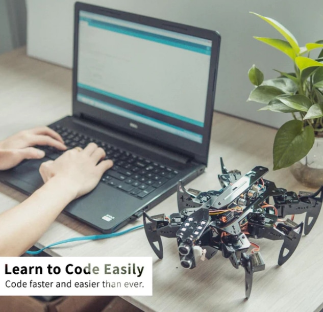 ADEEPT DIY-Kit Roboterspinne mit 6 Beinen