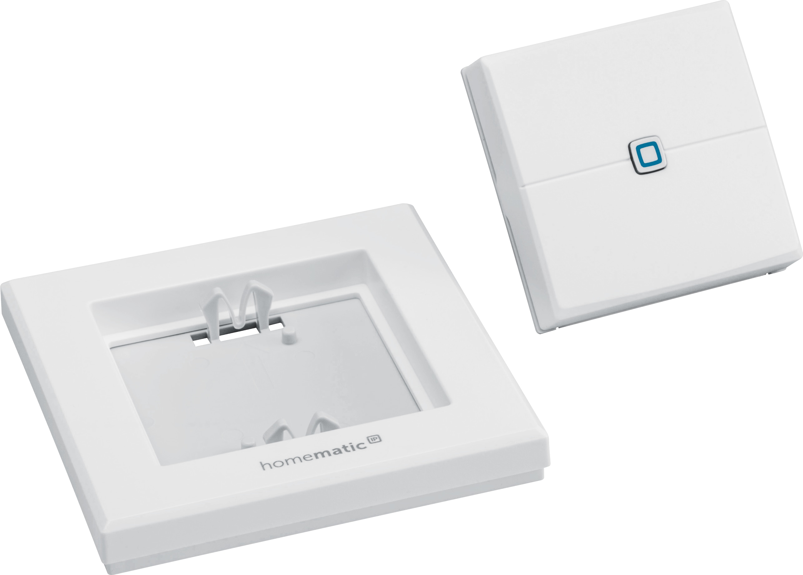 HOMEMATIC IP Smart Home 140665 Wandtaster, 2-fach