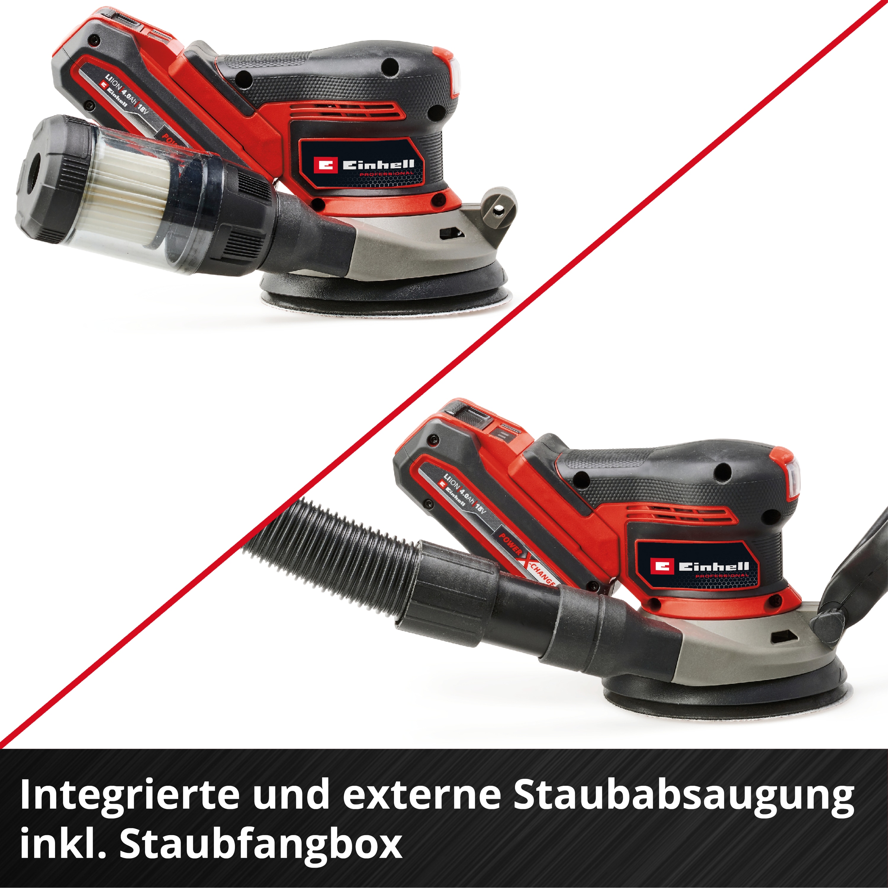 EINHELL PROFESSIONAL Akku-Exzenterschleifer TP-RS 18/32 Li BL Kit (1x 4,0 Ah) EINHELL Akku-Exzenterschleifer TP-RS 18/32 Li BL Kit (1x 4,0 Ah)