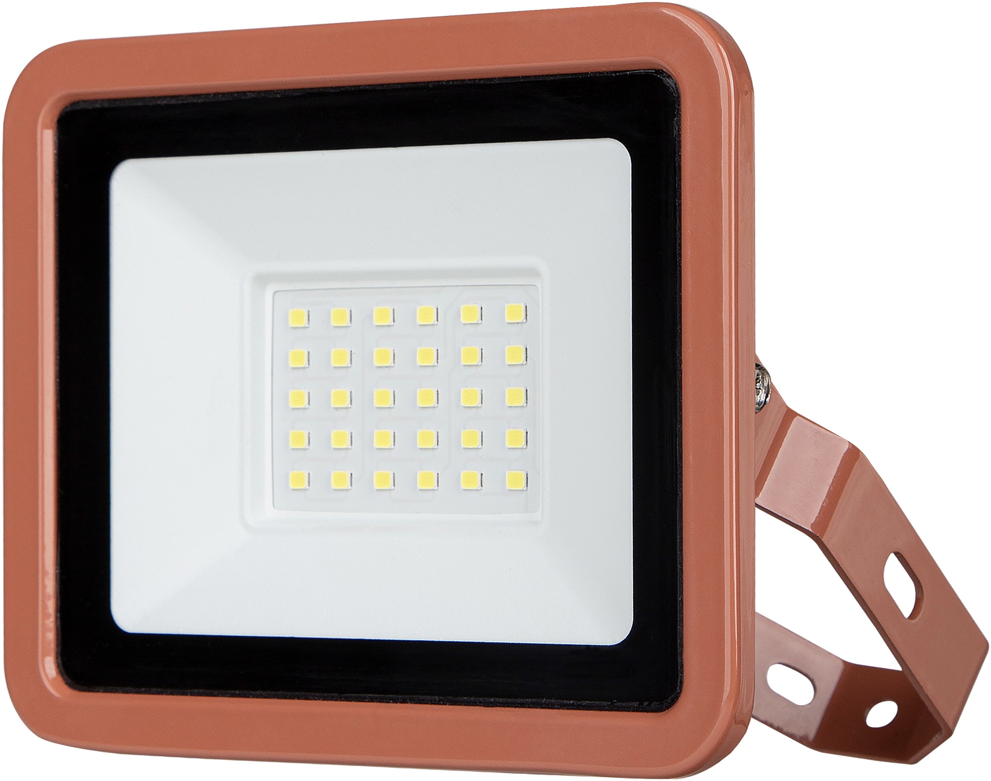 REV LED-Fluter Eco+, 20W, 6500K, 1700lm, kaltweiß, IP65, terracotta REV LED-Fluter Eco+, 20W, 6500K, 1700lm, kaltweiß, IP65, terracotta