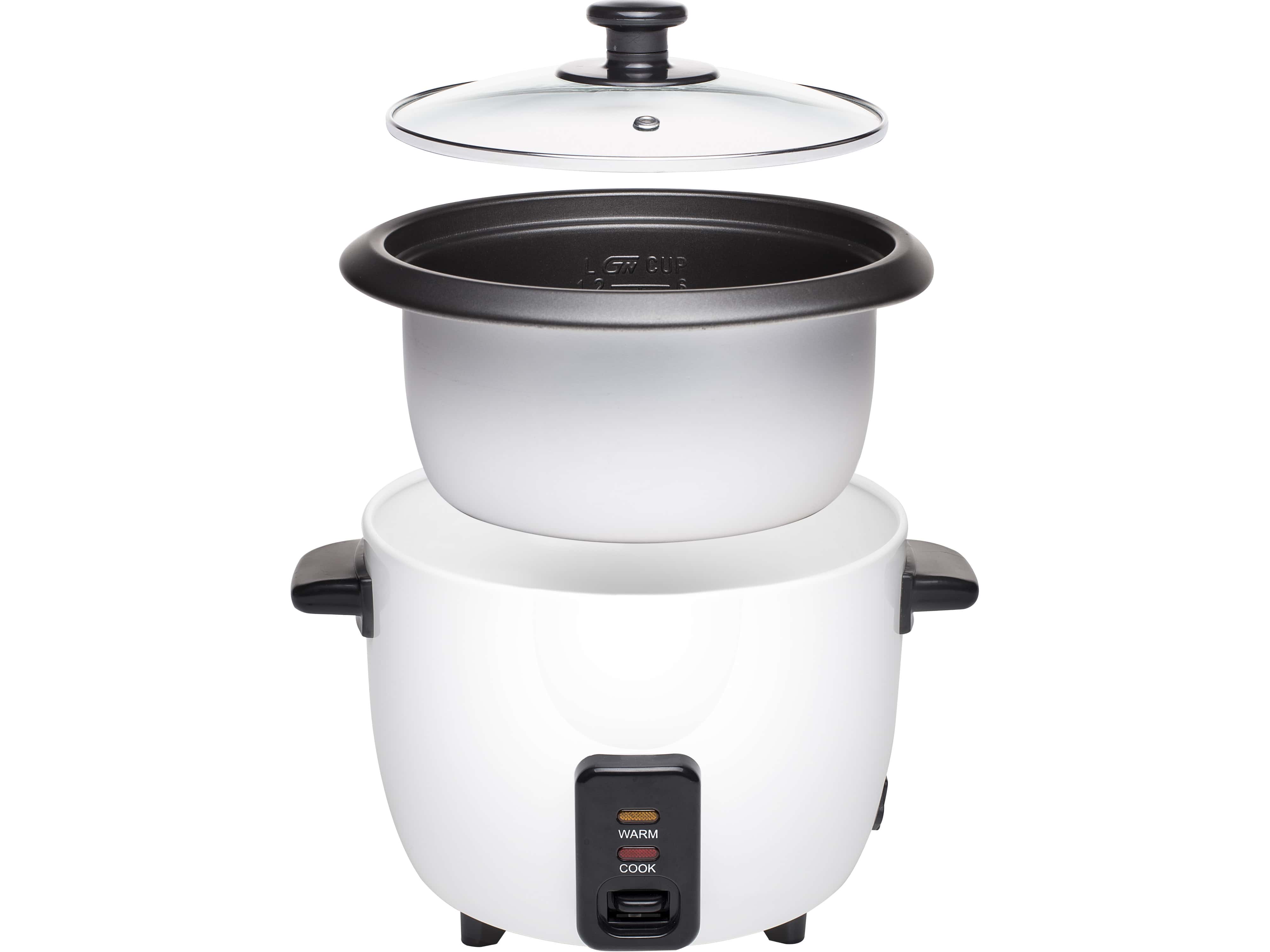 TRISTAR Reiskocher RK-6117, 0,6 L, 300 W, mit Warmhaltefunktion, weiß