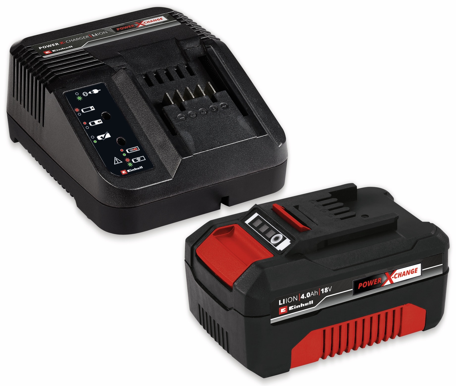 EINHELL Akku-Vertikutierer-Lüfter GE-SA 36/35 Li + 2x Starterset