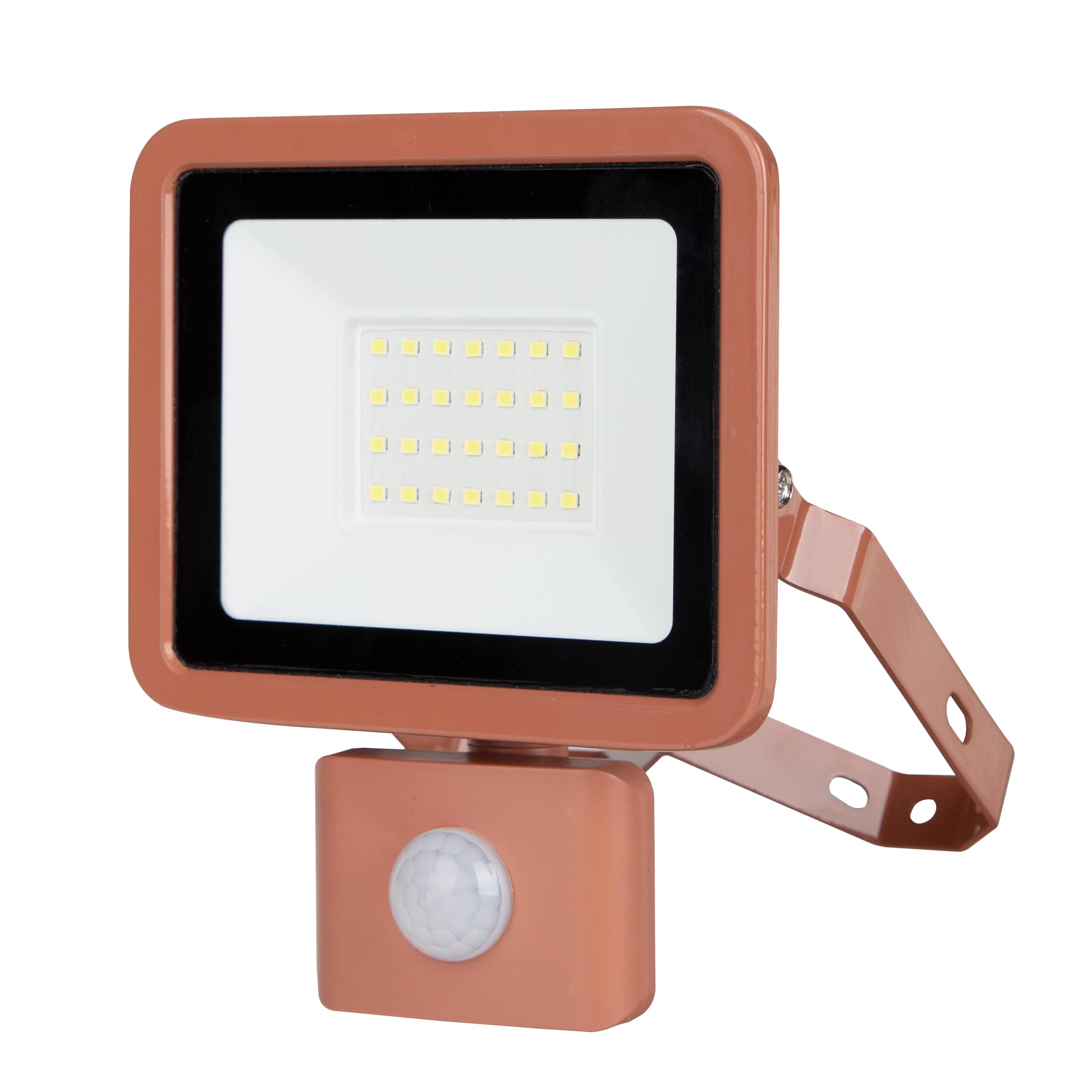 REV LED-Fluter Eco+, mit Sensor, 20W, 6500K, 1700lm, kaltweiß, IP44, terracotta REV LED-Fluter Eco+, mit Sensor, 20W, 6500K, 1700lm, kaltweiß, IP44, terracotta