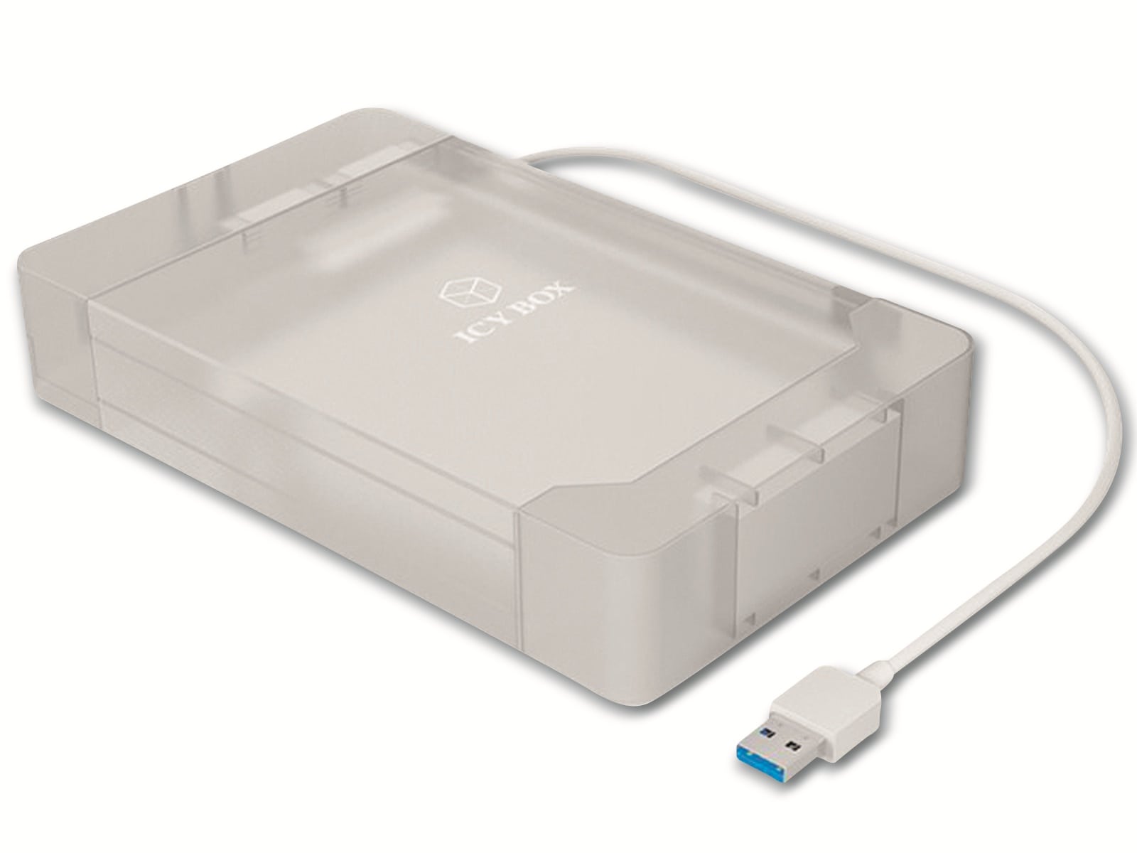 ICY BOX Festplattengehäuse IB-AC705-6G, 8,9 cm (3,5")/6,35 cm (2,5") SSD/HDD auf USB 3.0