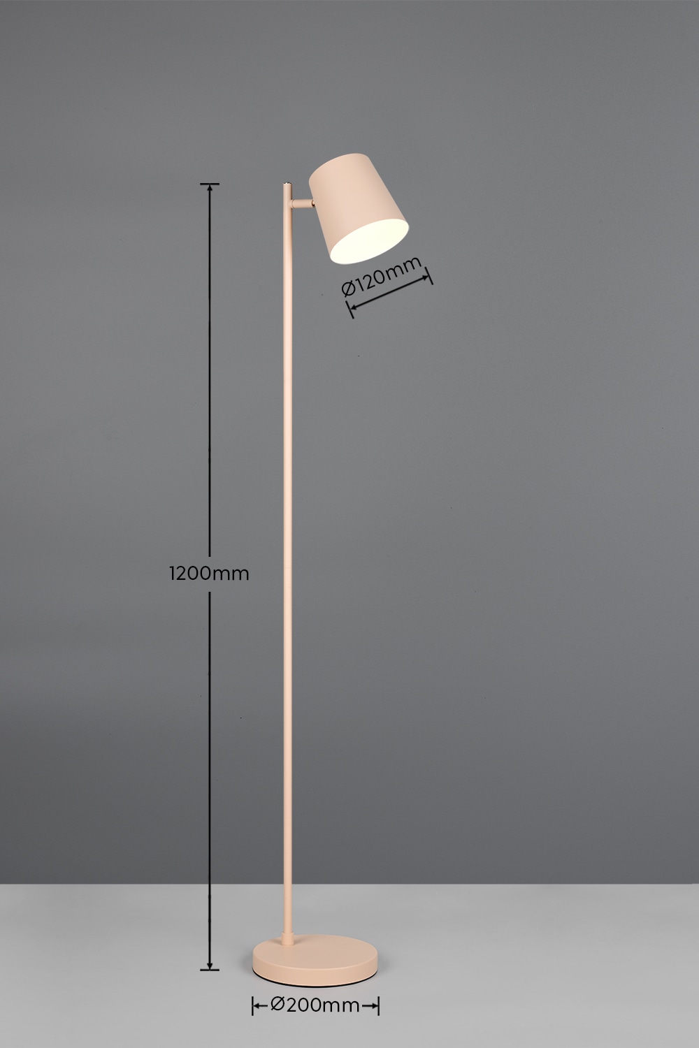 REALITY LED-Akku-Stehleuchte BLAKE, R42111166, 4,5W, 350lm, 3000K, sand