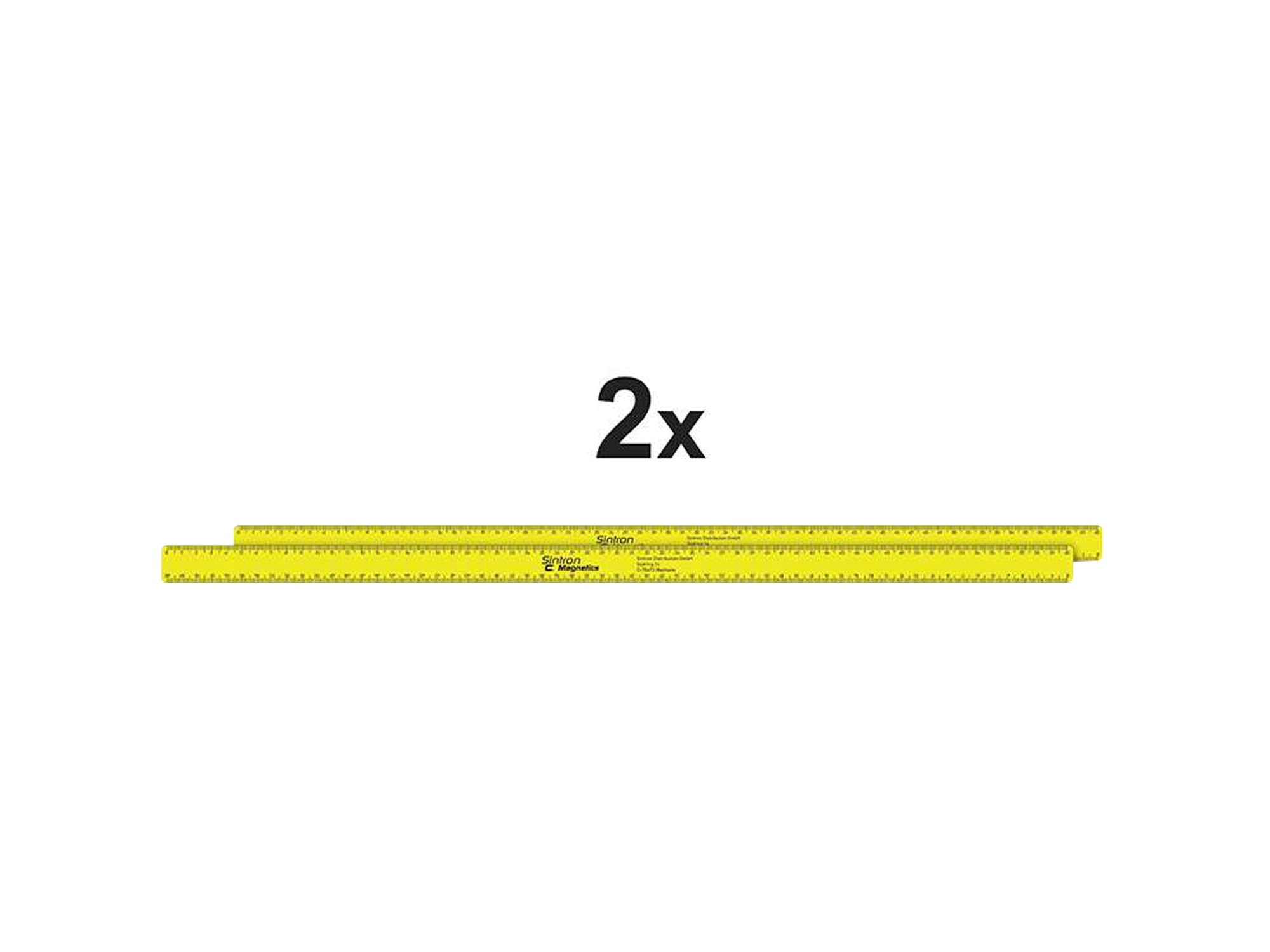 SINTRON Magnetlineal Magnetics 60 cm, 2 Stück SINTRON Magnetlineal Magnetics 60 cm, 2 Stück