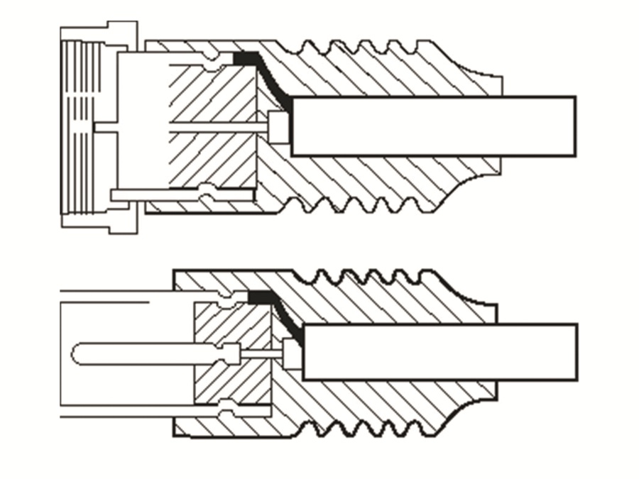 S-IMPULS SAT-Antennenanschlusskabel, F-Stecker/Koaxstecker, weiß, 5 m